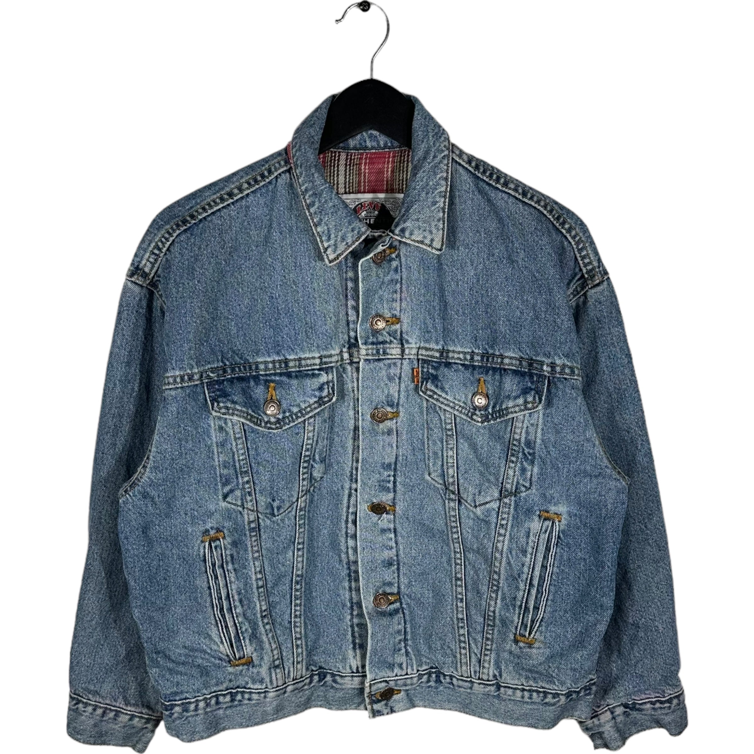 Vintage Levis Flannel Lined Denim Jacket