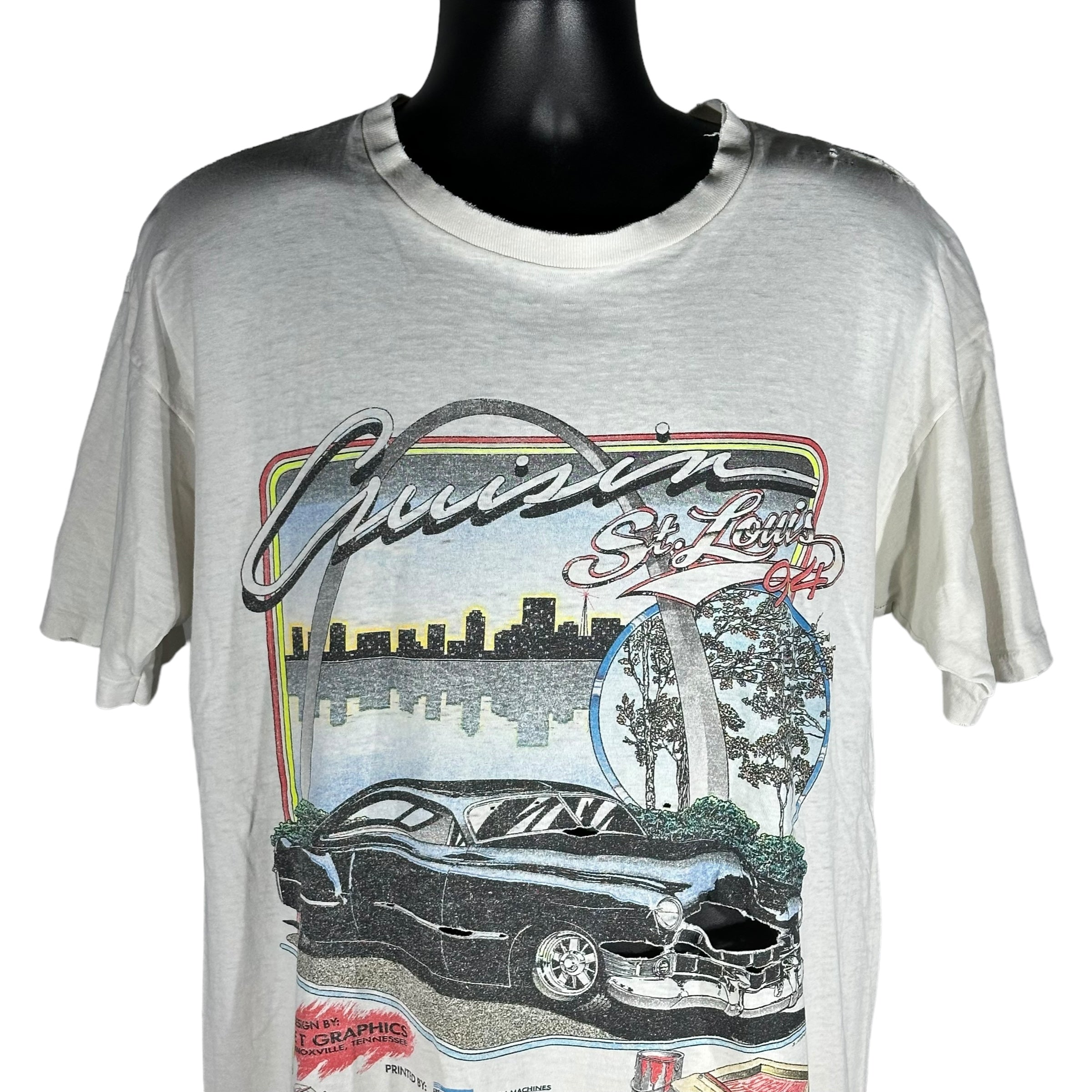 Vintage "Cruisin St. Louis" Car Tee 1994