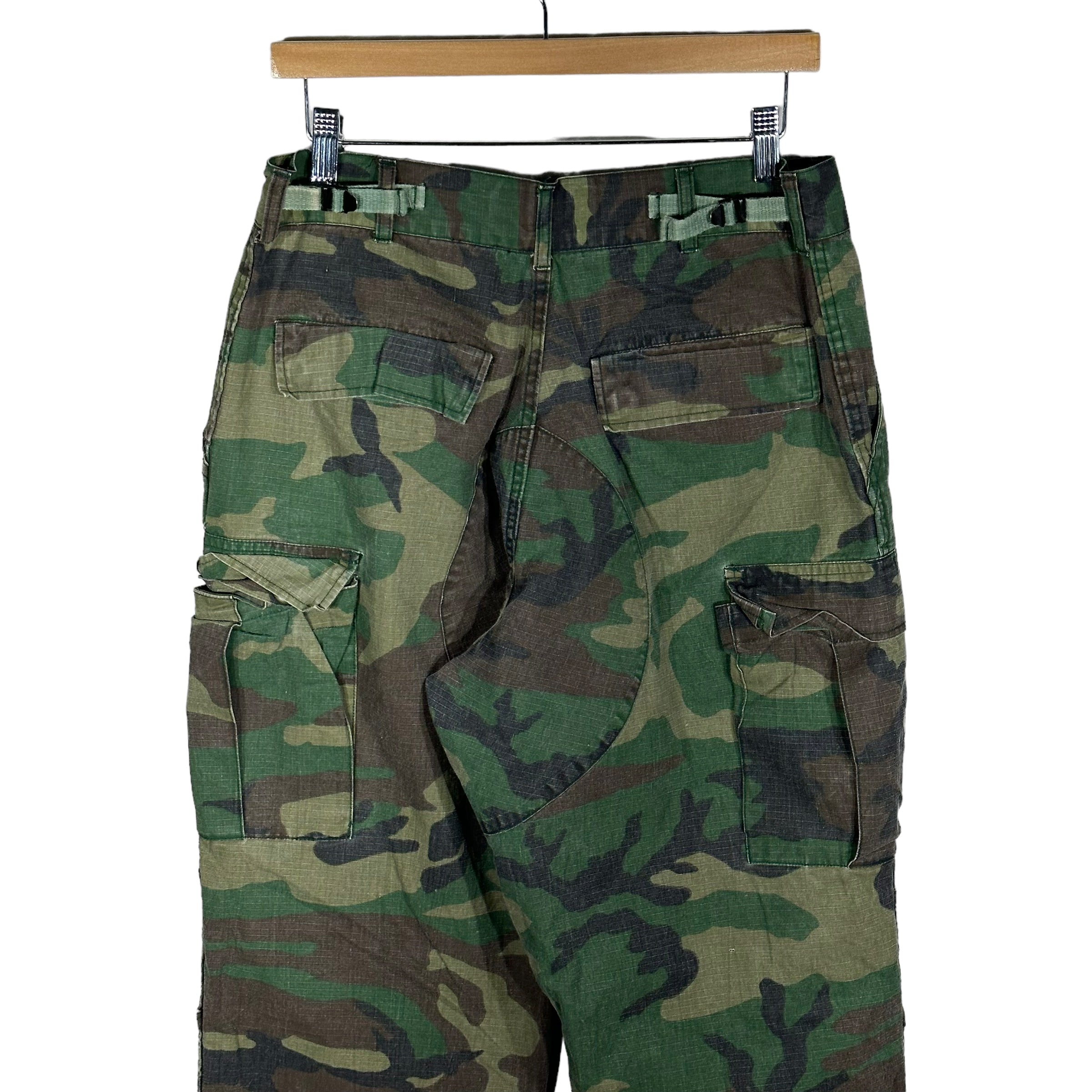 Vintage Denim Camo Cargo Pants