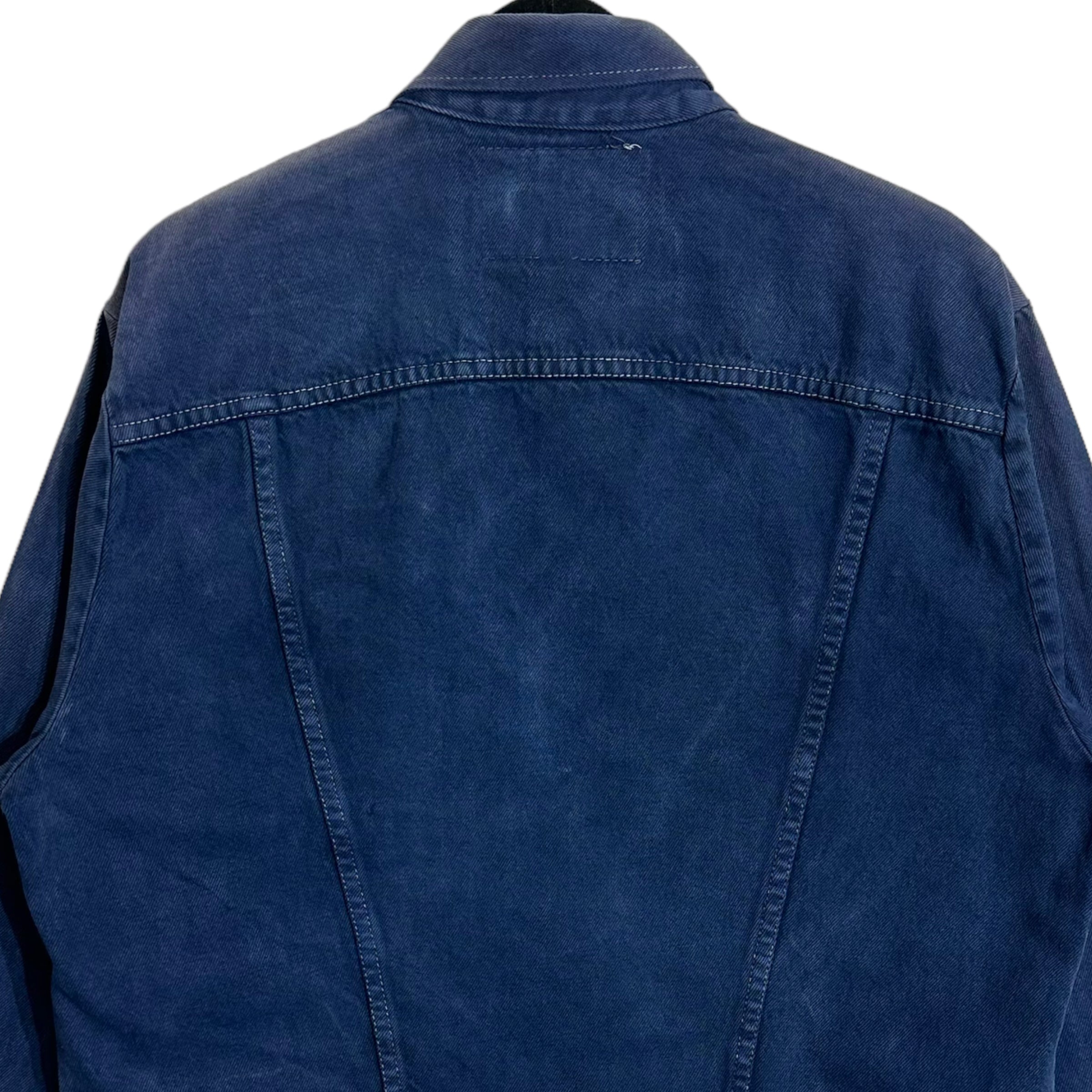 Vintage Sasson Button Down Dark Wash Denim Jacket