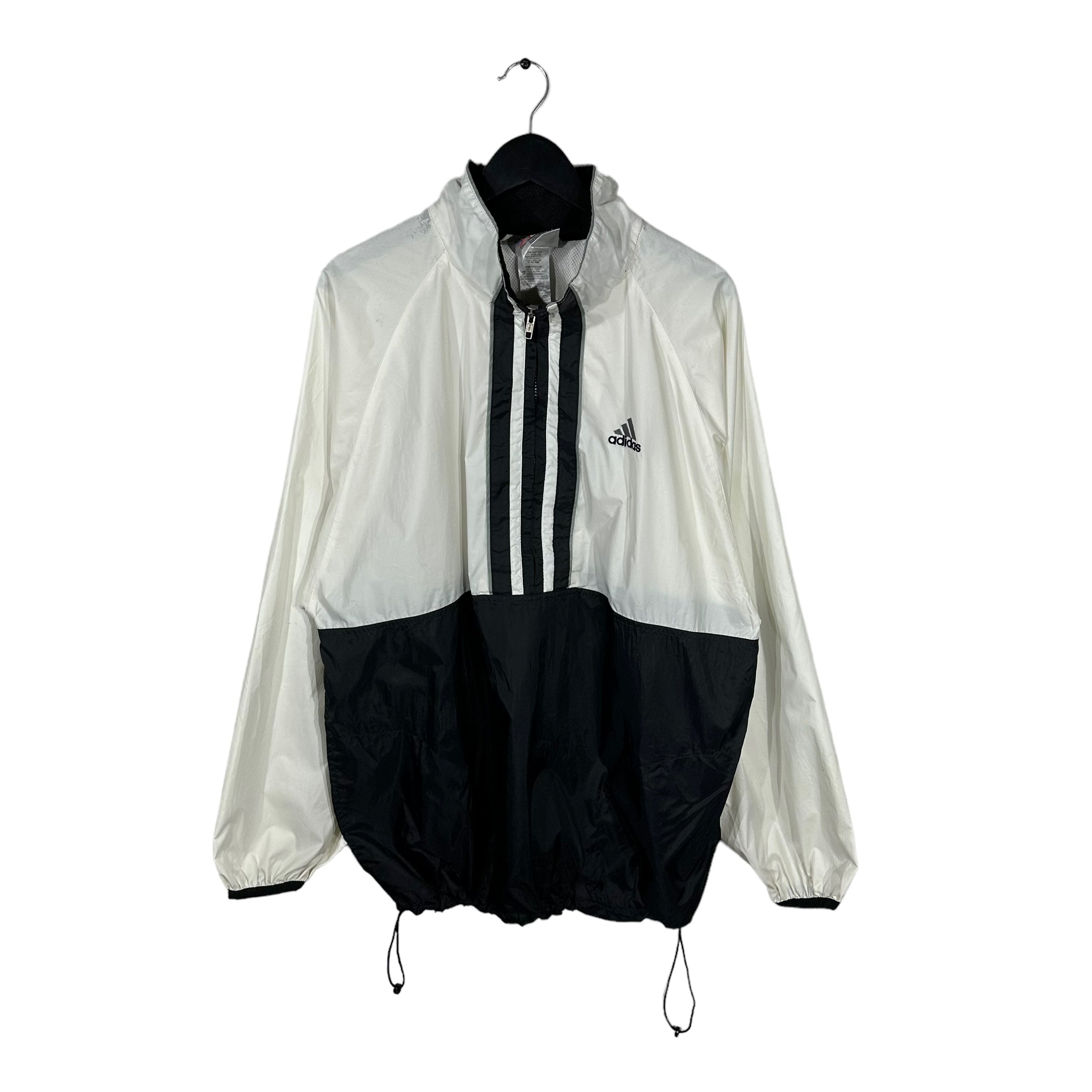 Vintage Adidas Striped Windbreaker