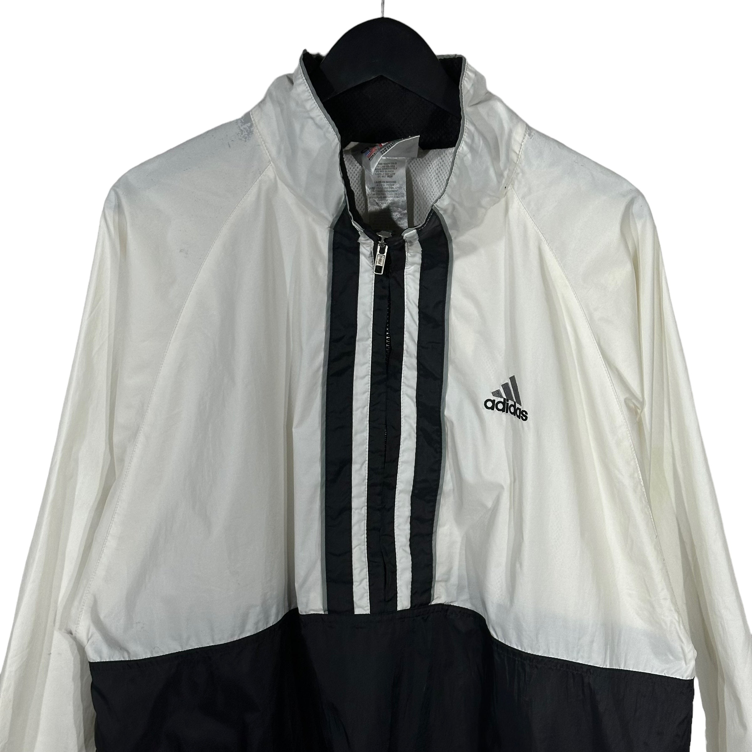 Vintage Adidas Striped Windbreaker