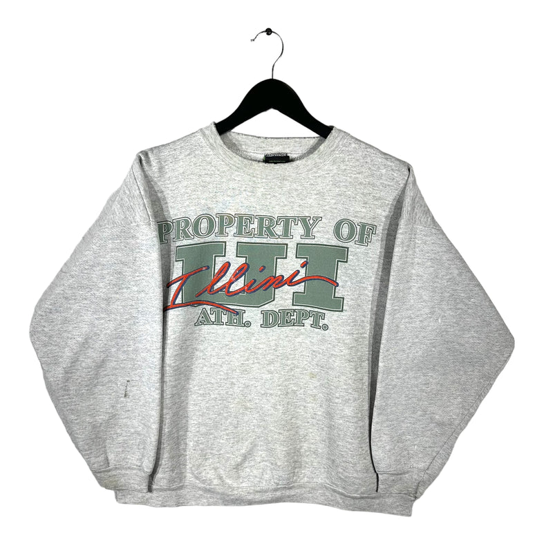 Vintage Property of Illini University Athletic Dept. Crewneck 90s