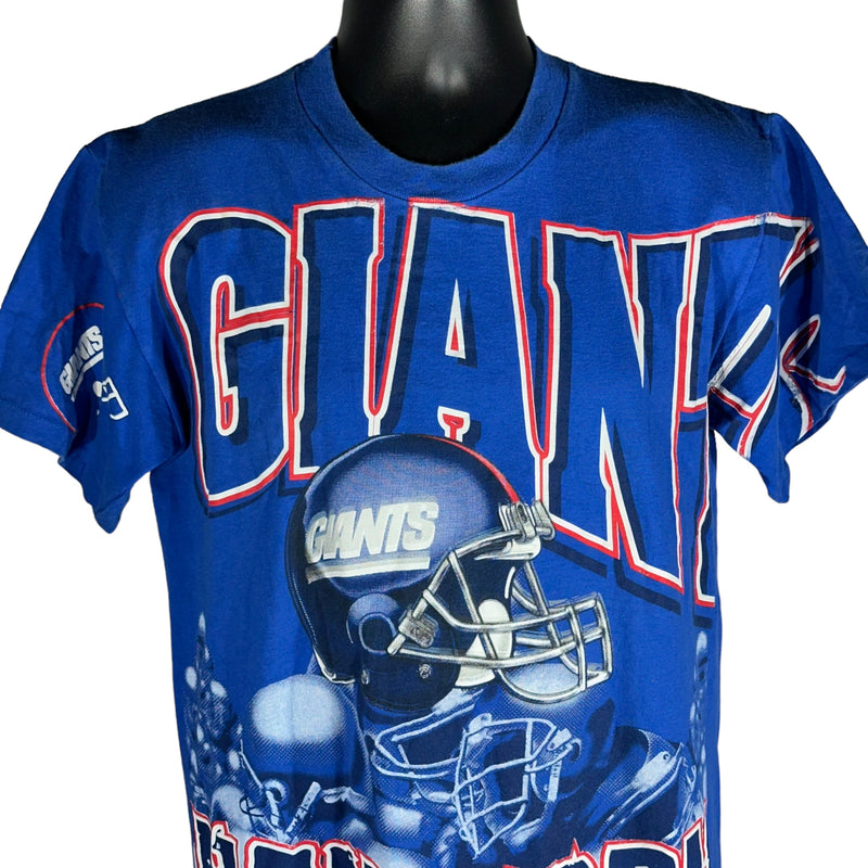 Vintage New York Giants Spellout AOP Tee