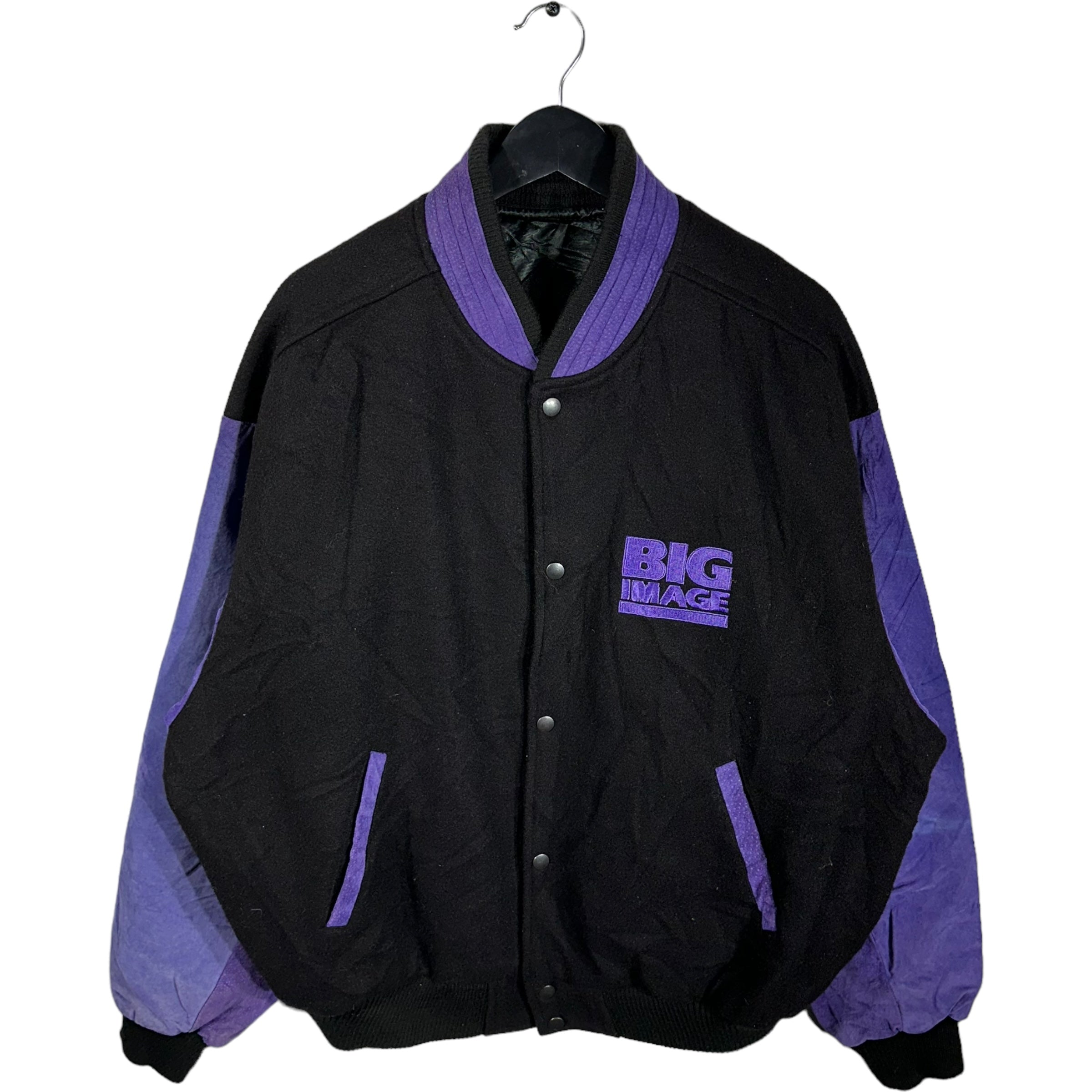 Vintage Big Image Varsity Jacket