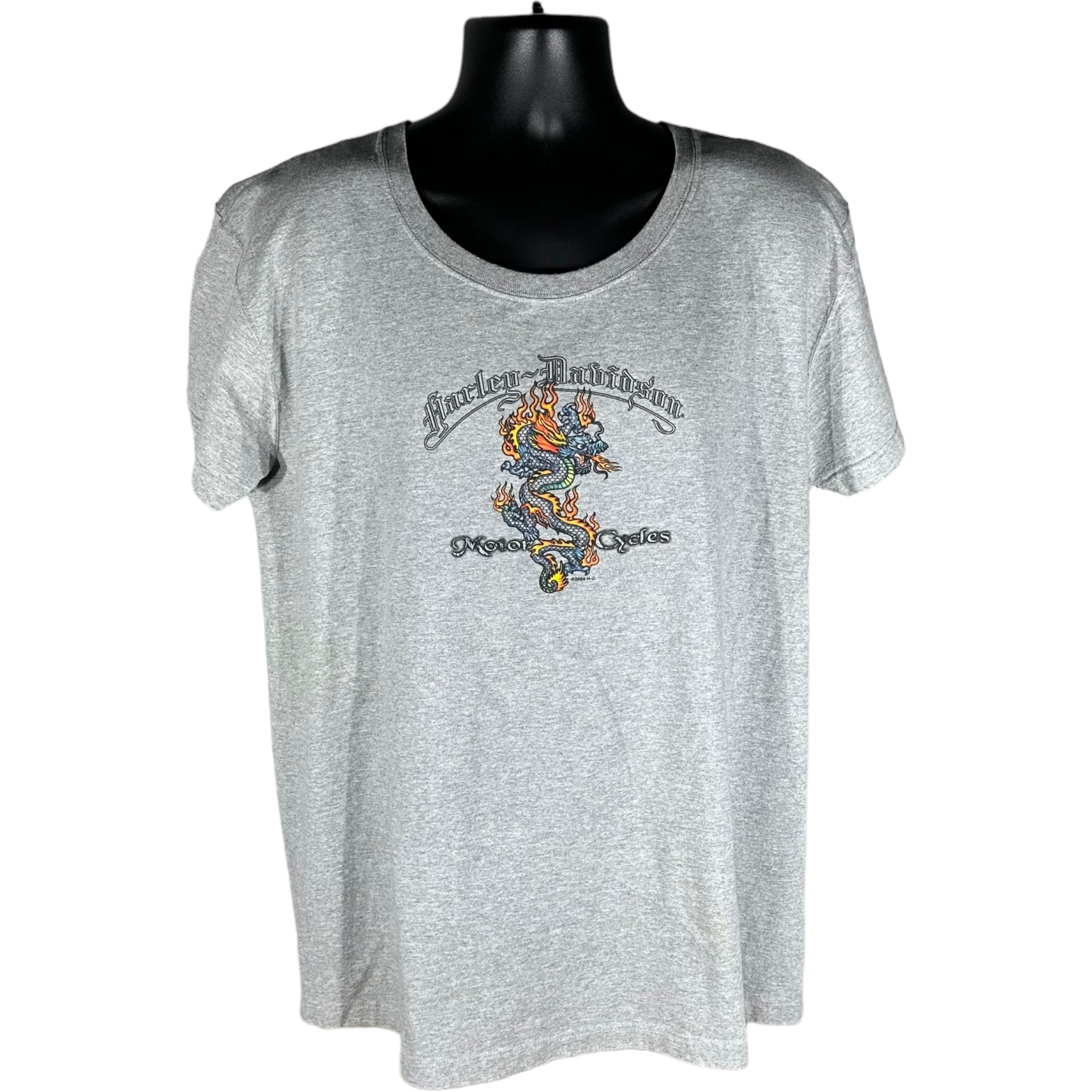 Vintage Harley Davidson Motor Cycles Dragon Tee