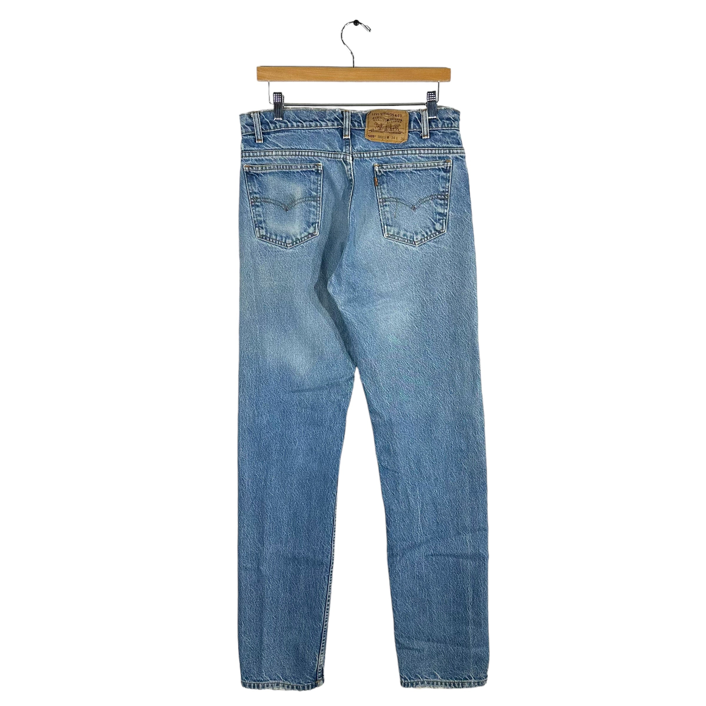 Vintage Levis 505 Zip Fly Denim Jeans