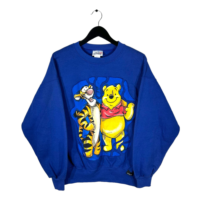 Vintage Pooh & Tigger Cut & Sew Crewneck