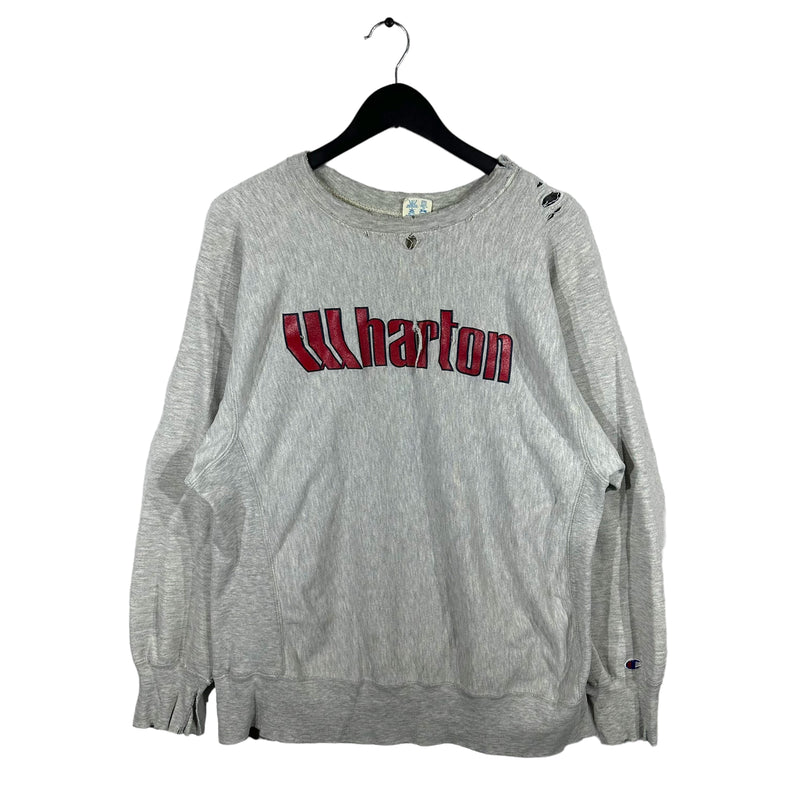 Vintage Wharton UPENN Champion Reverse Weave 80s