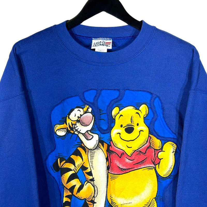 Vintage Pooh & Tigger Cut & Sew Crewneck