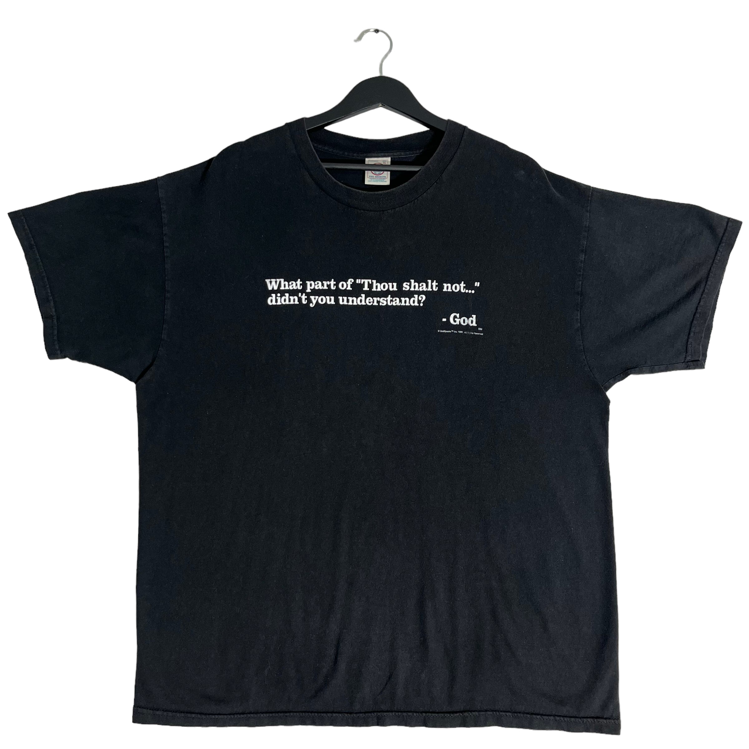 Vintage God Quote Tee 2000