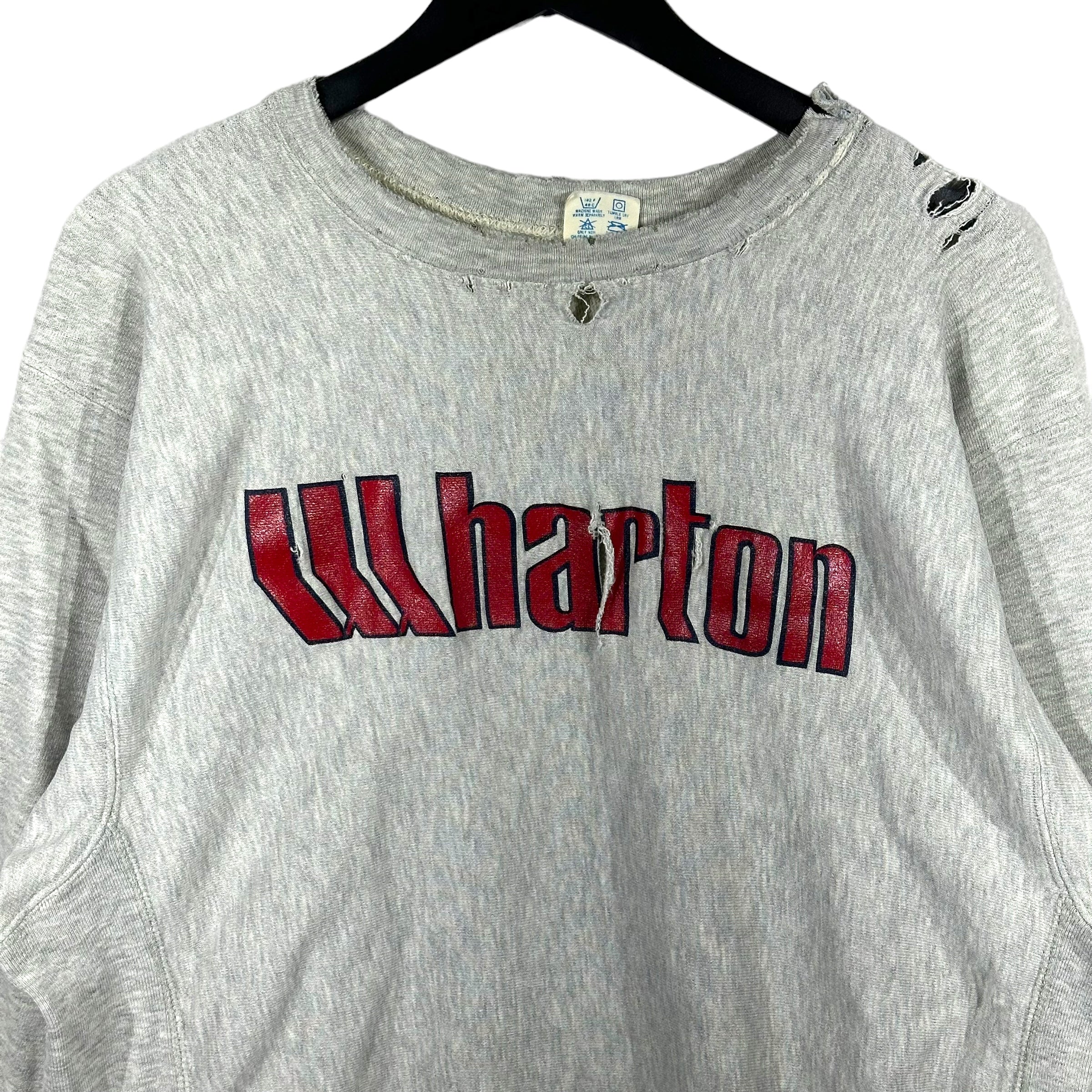 Vintage Wharton UPENN Champion Reverse Weave 80s