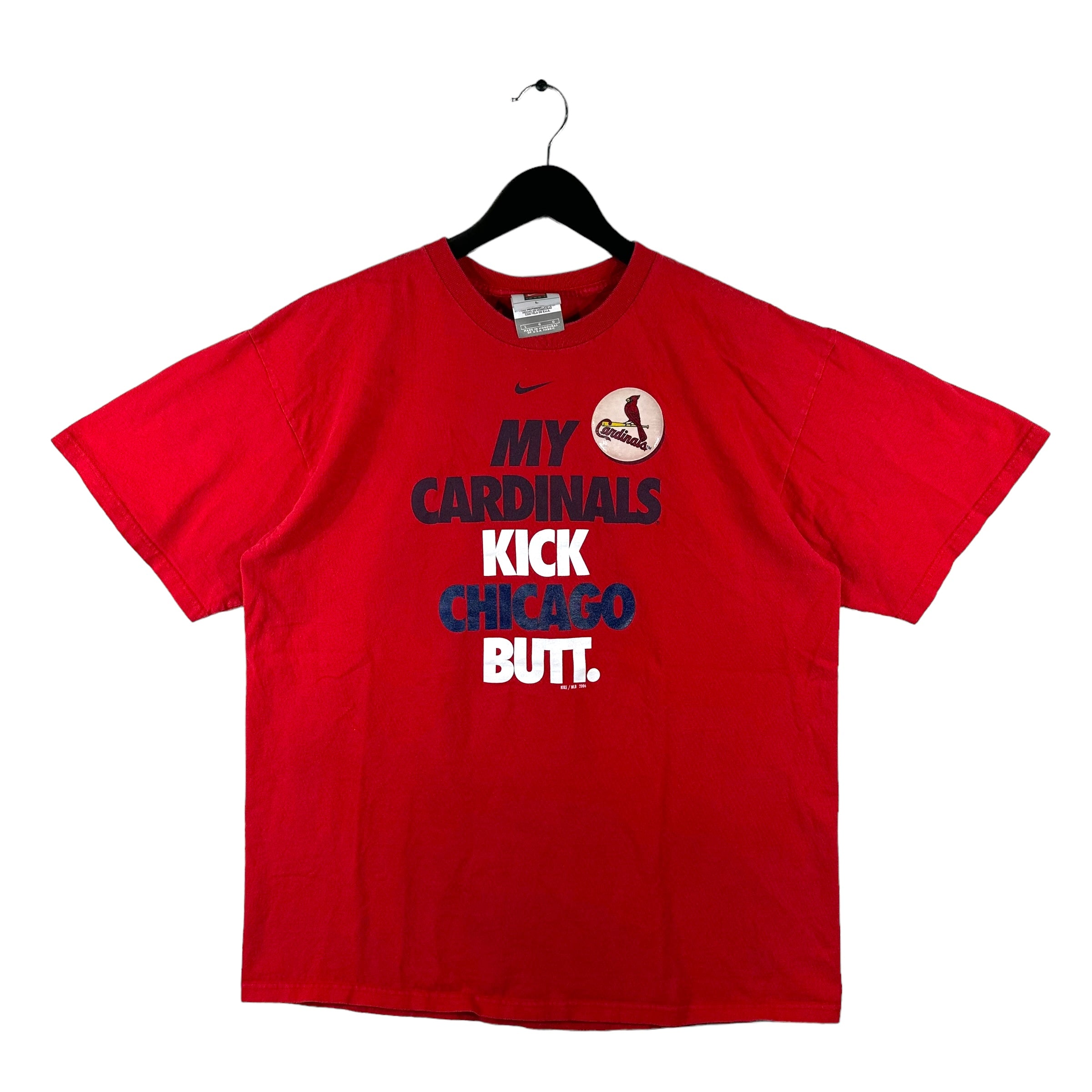 Vintage Nike "My Cardinals Kick Chicago Butt" Tee