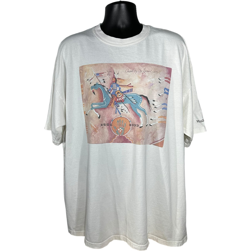 Vintage Chased By The Sioux Art Tee