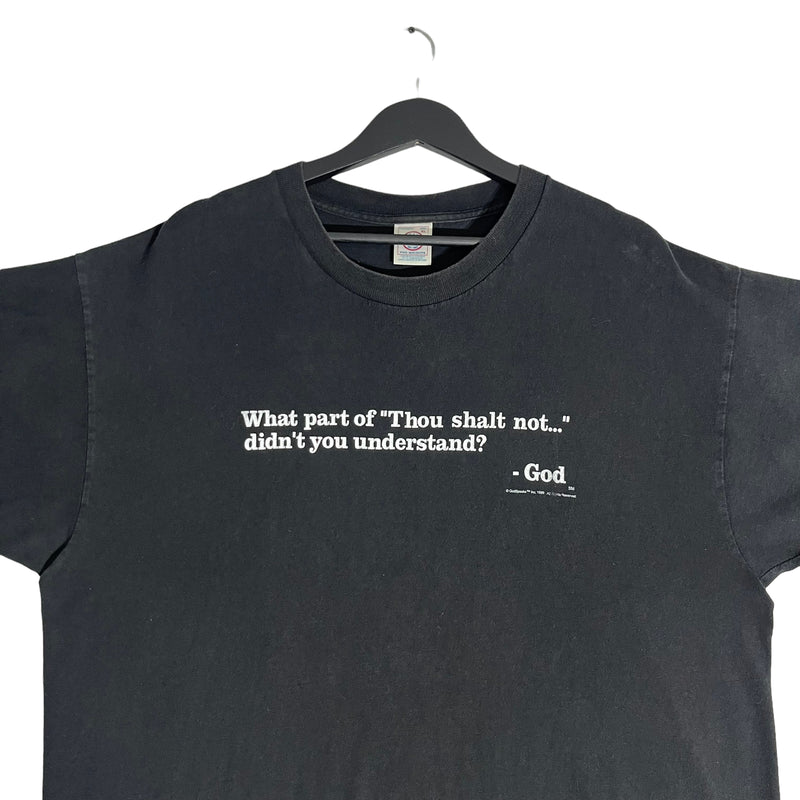 Vintage God Quote Tee 2000