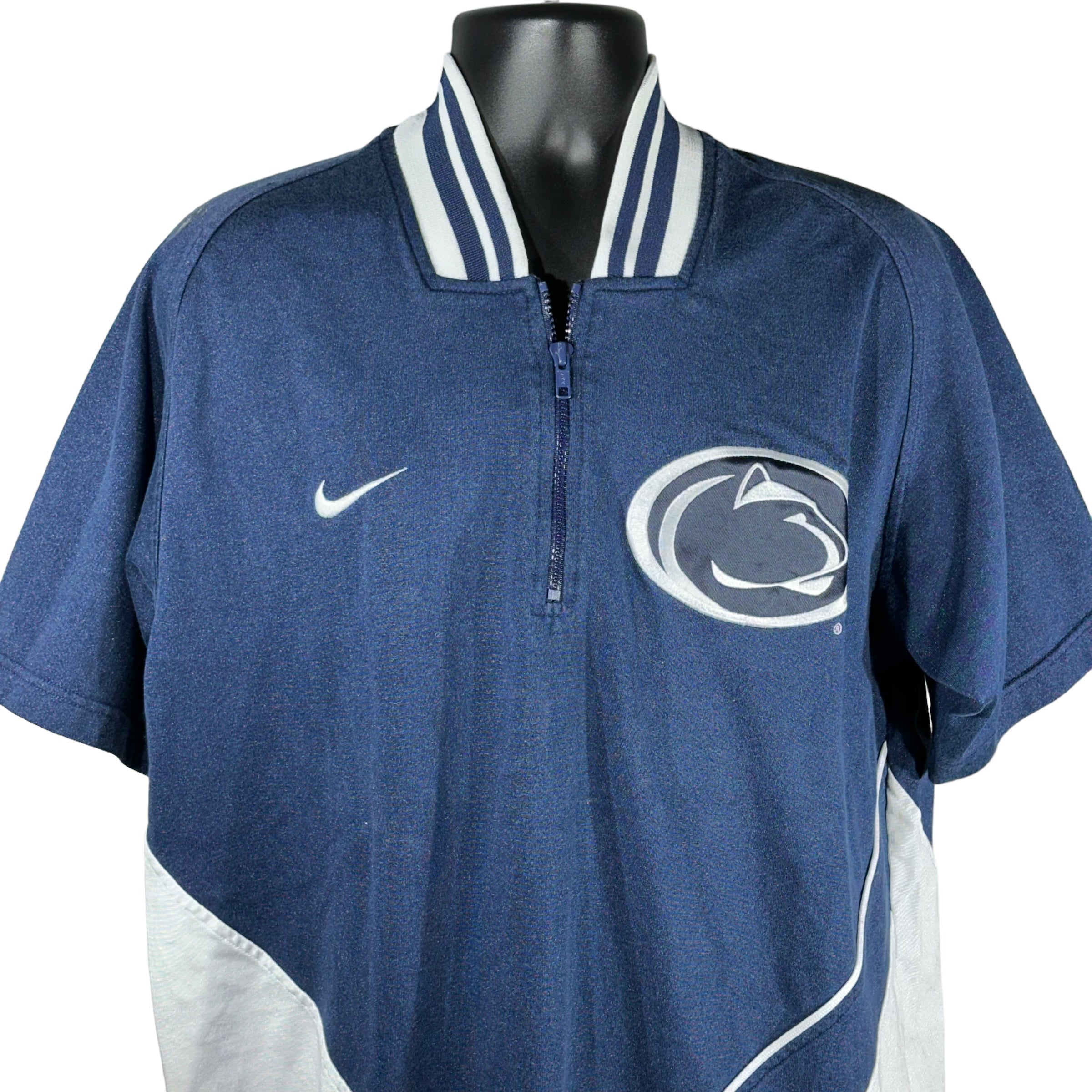 Vintage Nike Penn State 1/4 Zip Nike Jersey