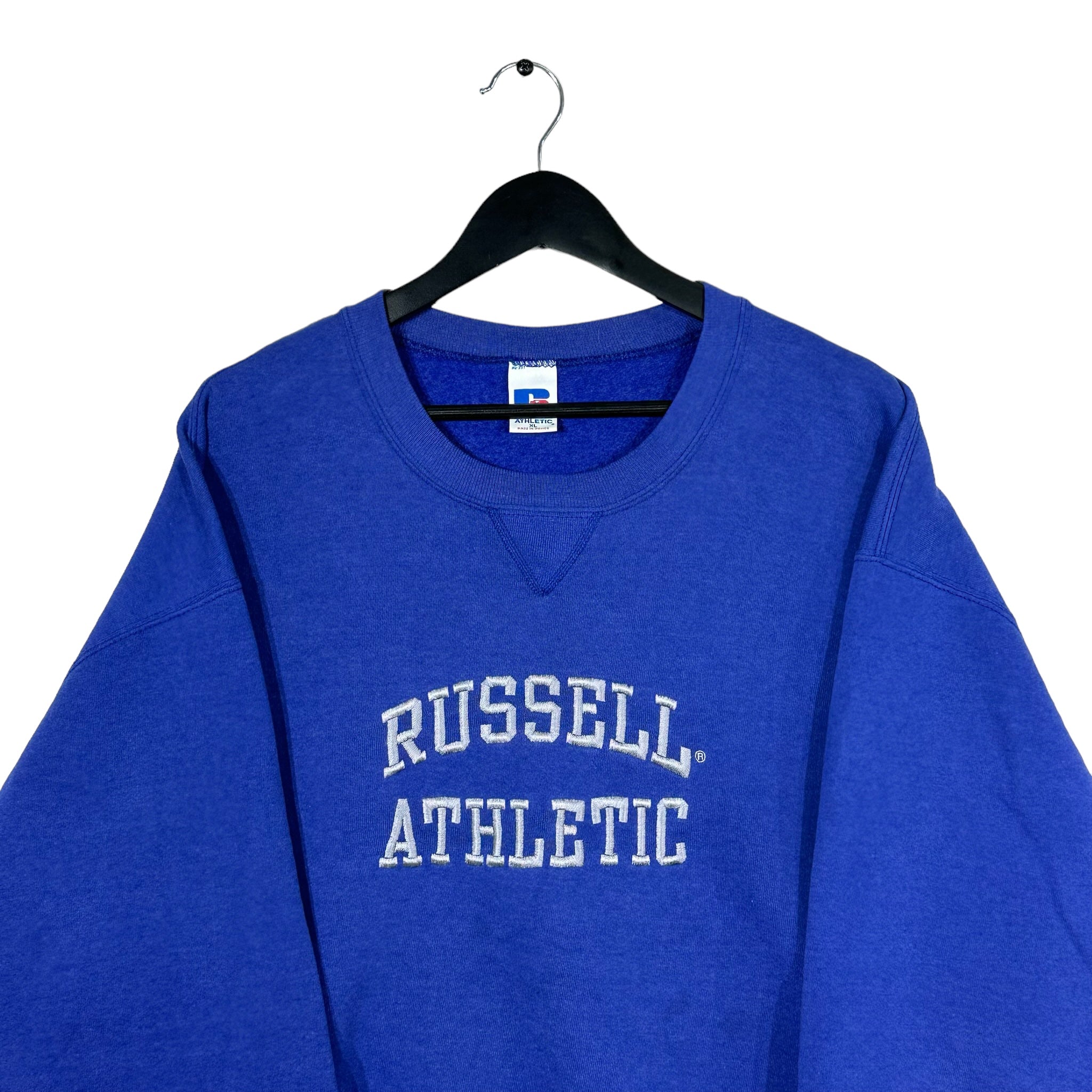 Vintage Russell Athletic Spell Out Crewneck 90s