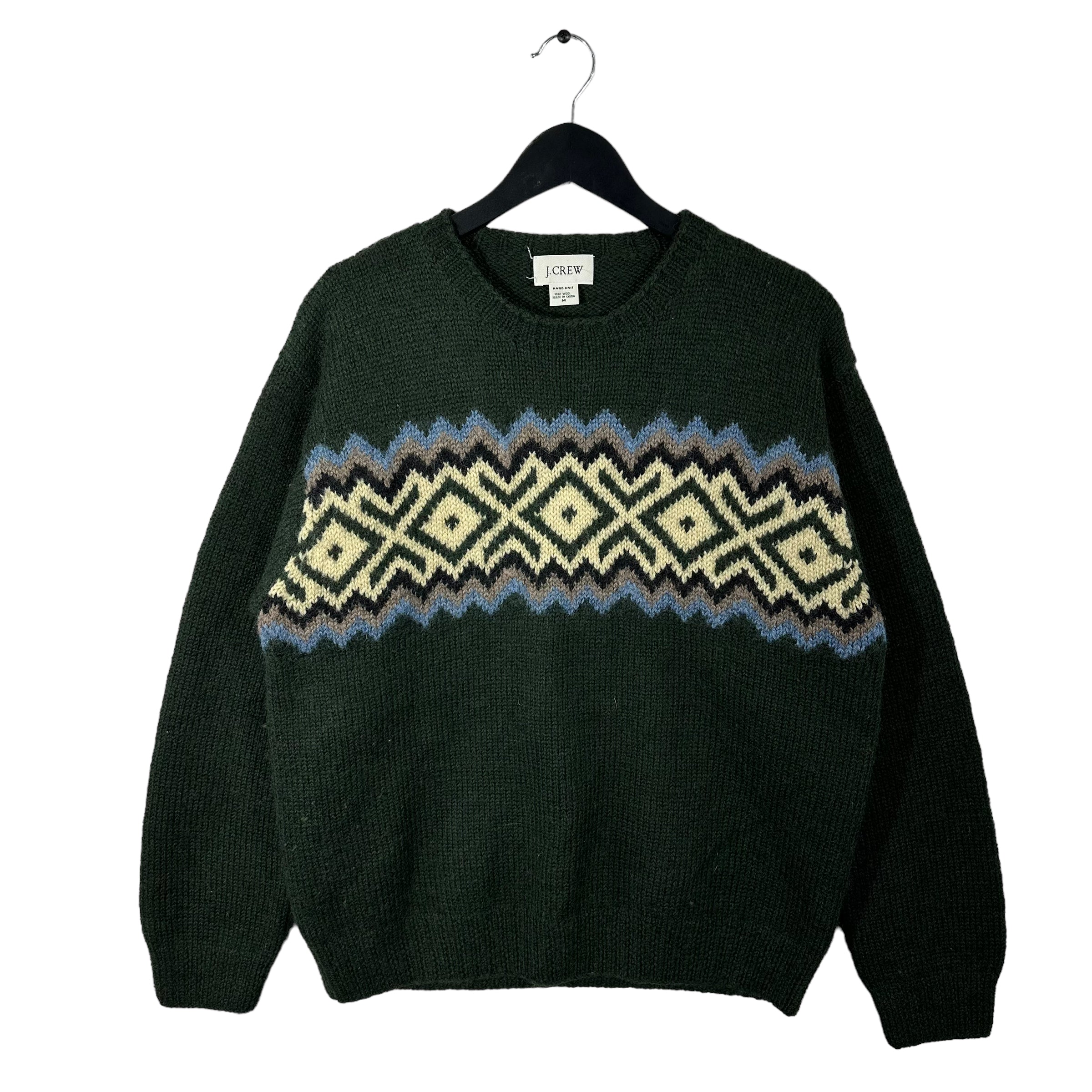 Vintage J.Crew Aztec Pattern Wool Sweater