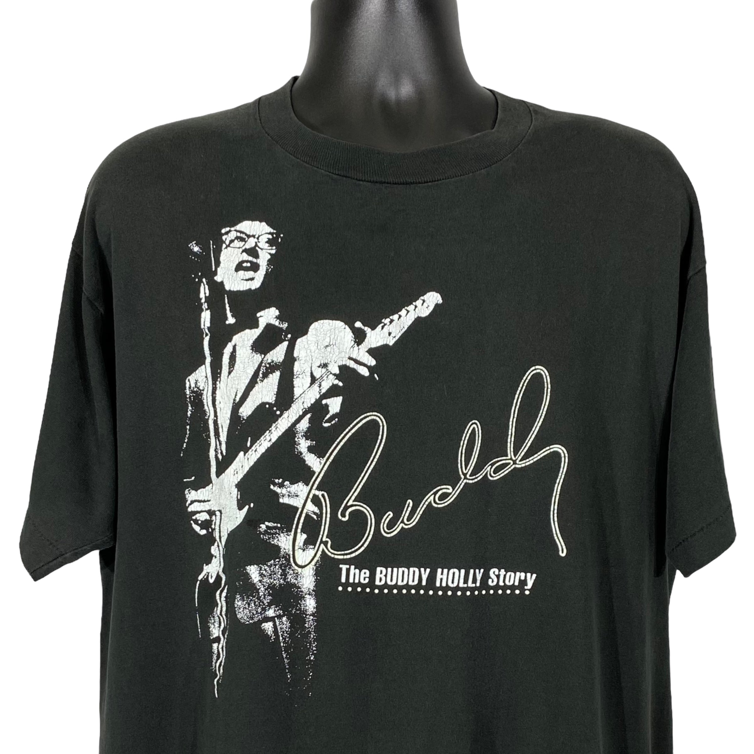 Vintage The Buddy Holly Story Glow In The Dark Tee