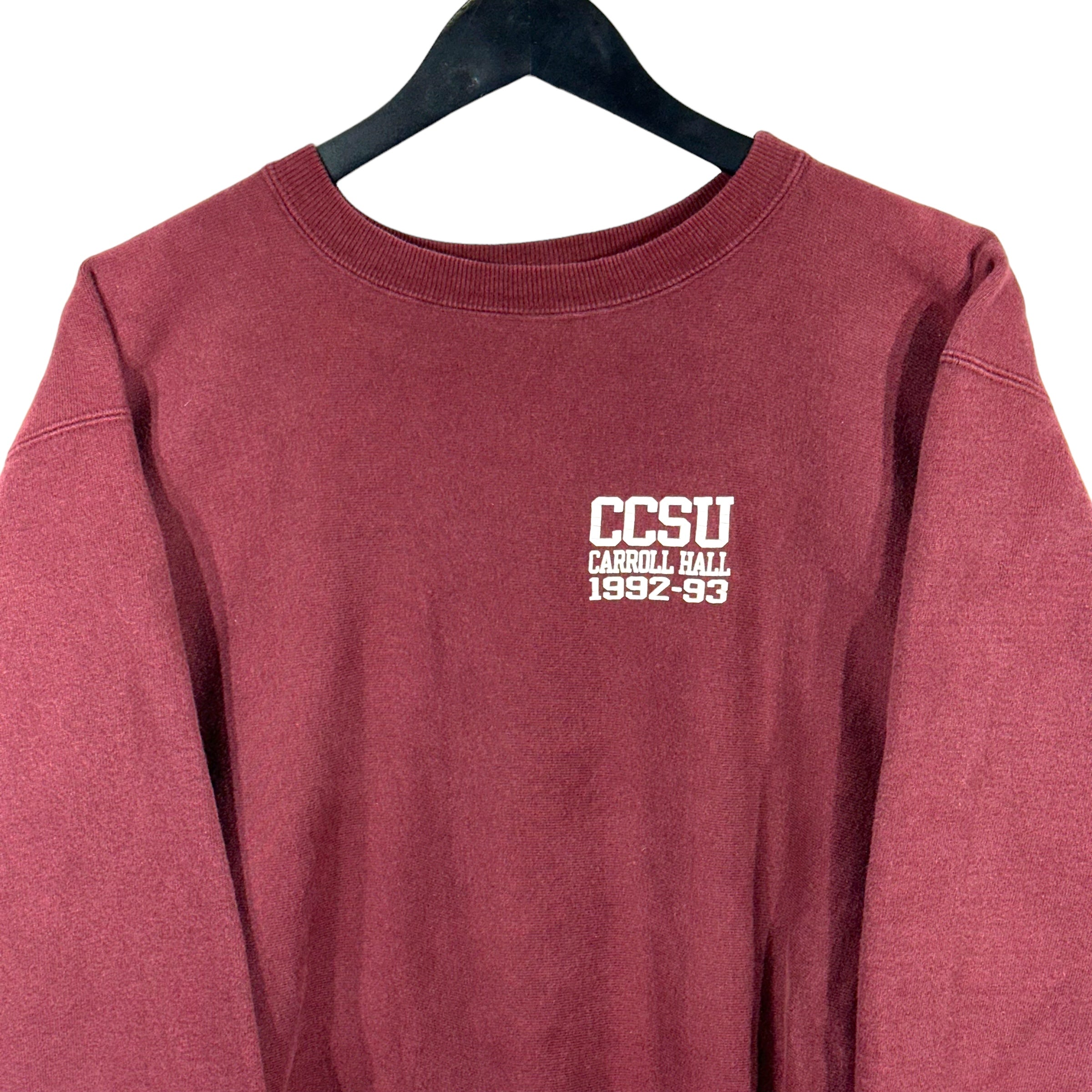 Vintage CCSU Carrol Hall Champion Reverse Weave Crewneck