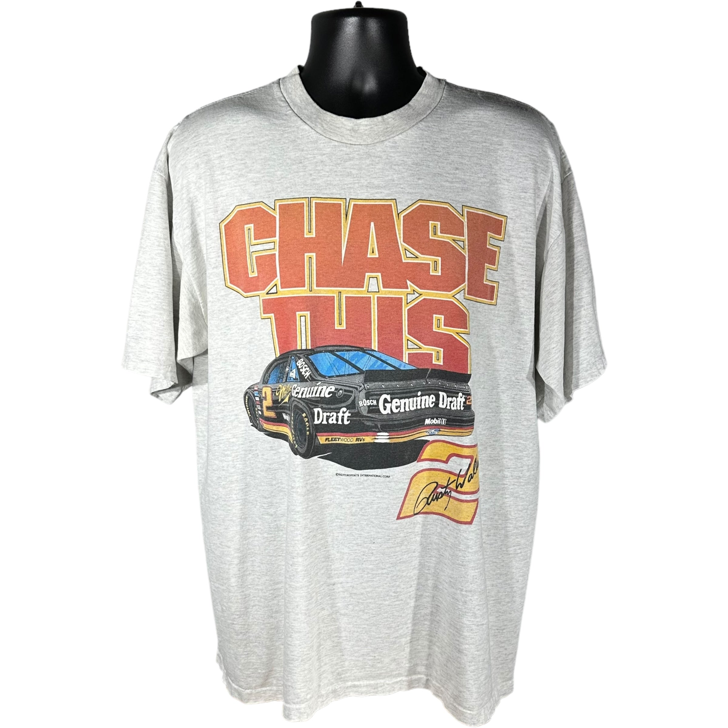 Vintage "Chase This" Eighteen Wins Rusty Wallace 2 Years Tee