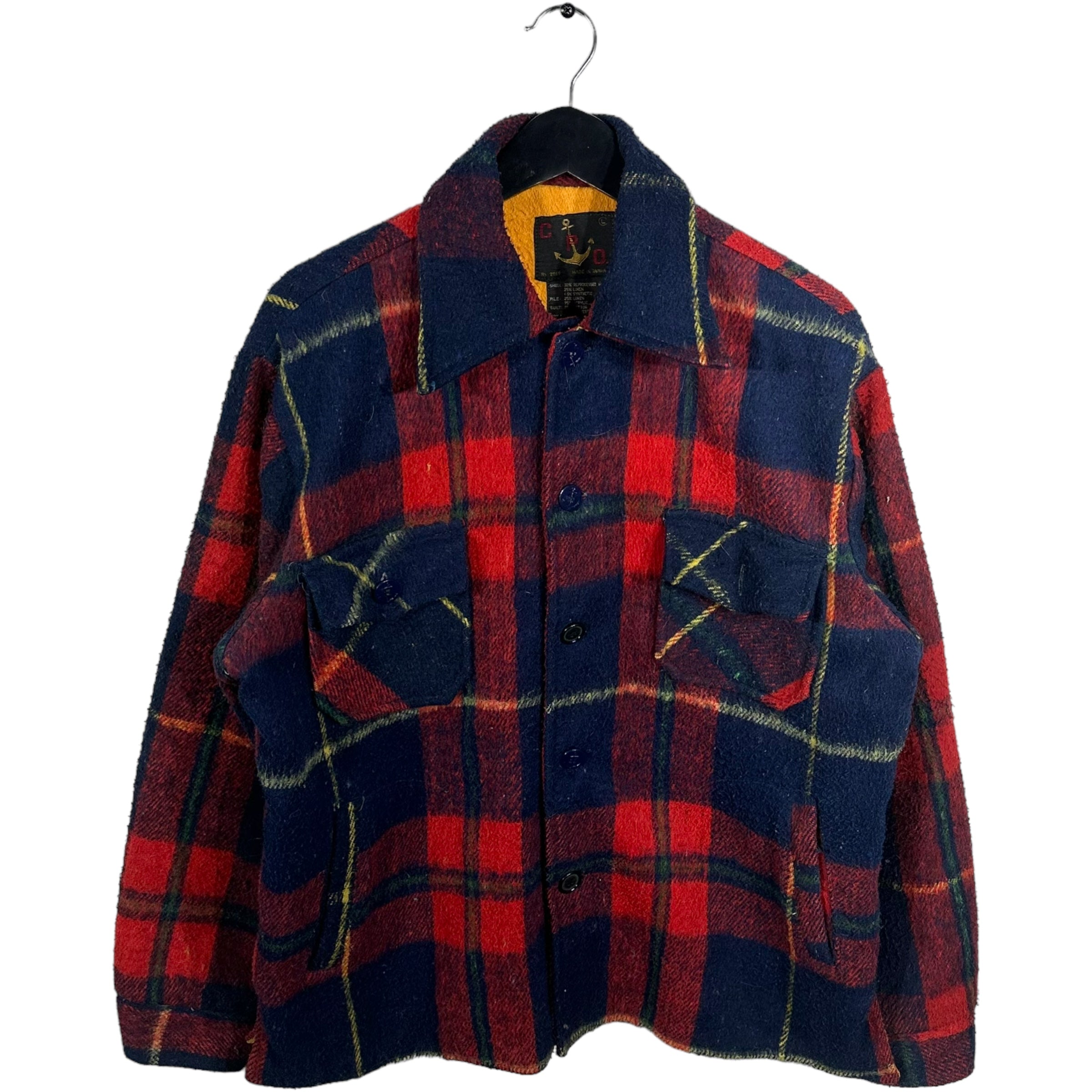 Vintage CPO Flannel Button Up Jacket