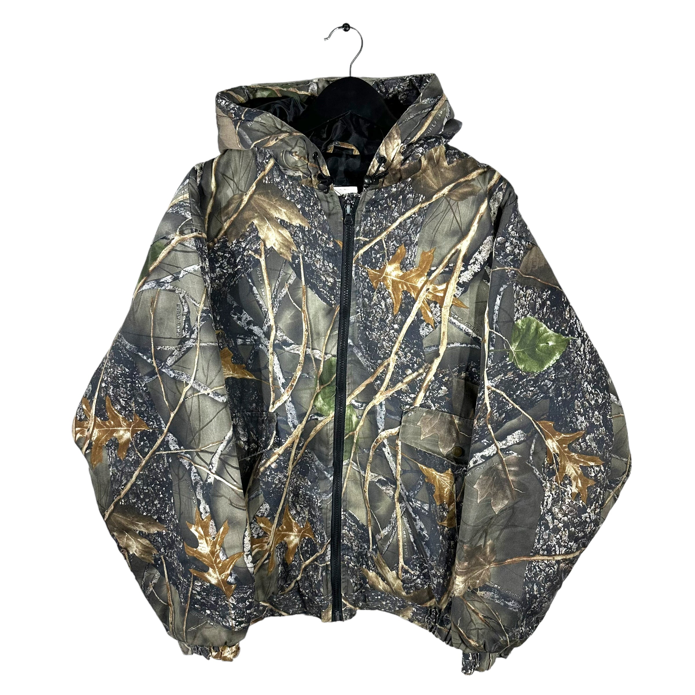 Vintage WFS Full Zip Hooded Camo Jacket