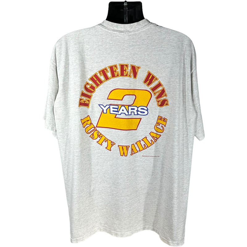 Vintage "Chase This" Eighteen Wins Rusty Wallace 2 Years Tee