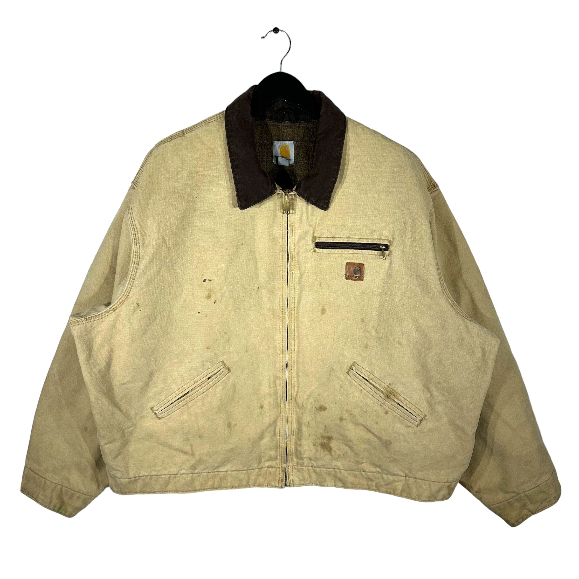 Vintage Carhartt Insulated Faded Detroit Jacket
