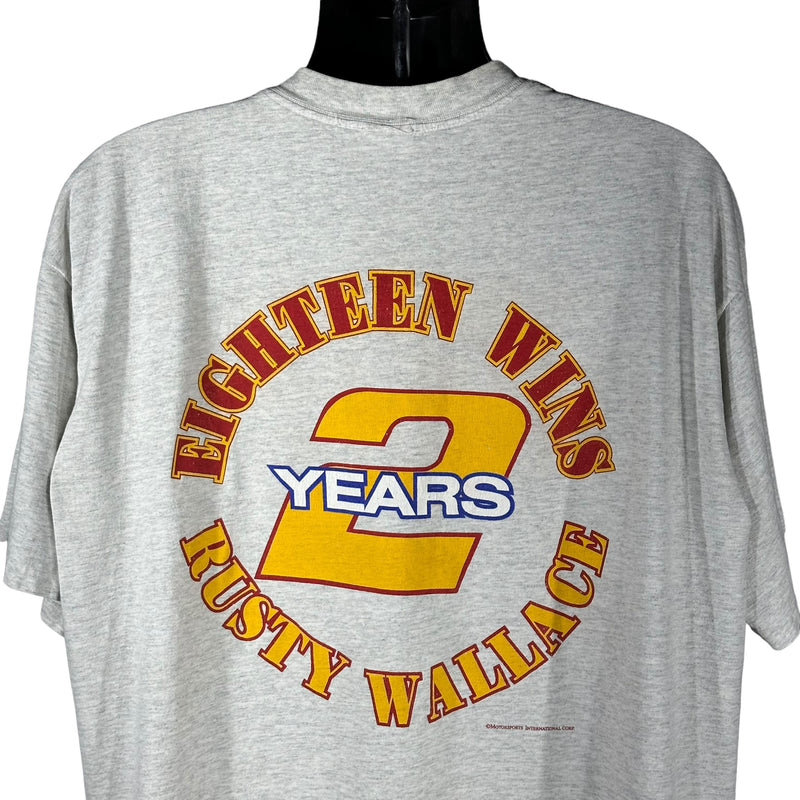 Vintage "Chase This" Eighteen Wins Rusty Wallace 2 Years Tee