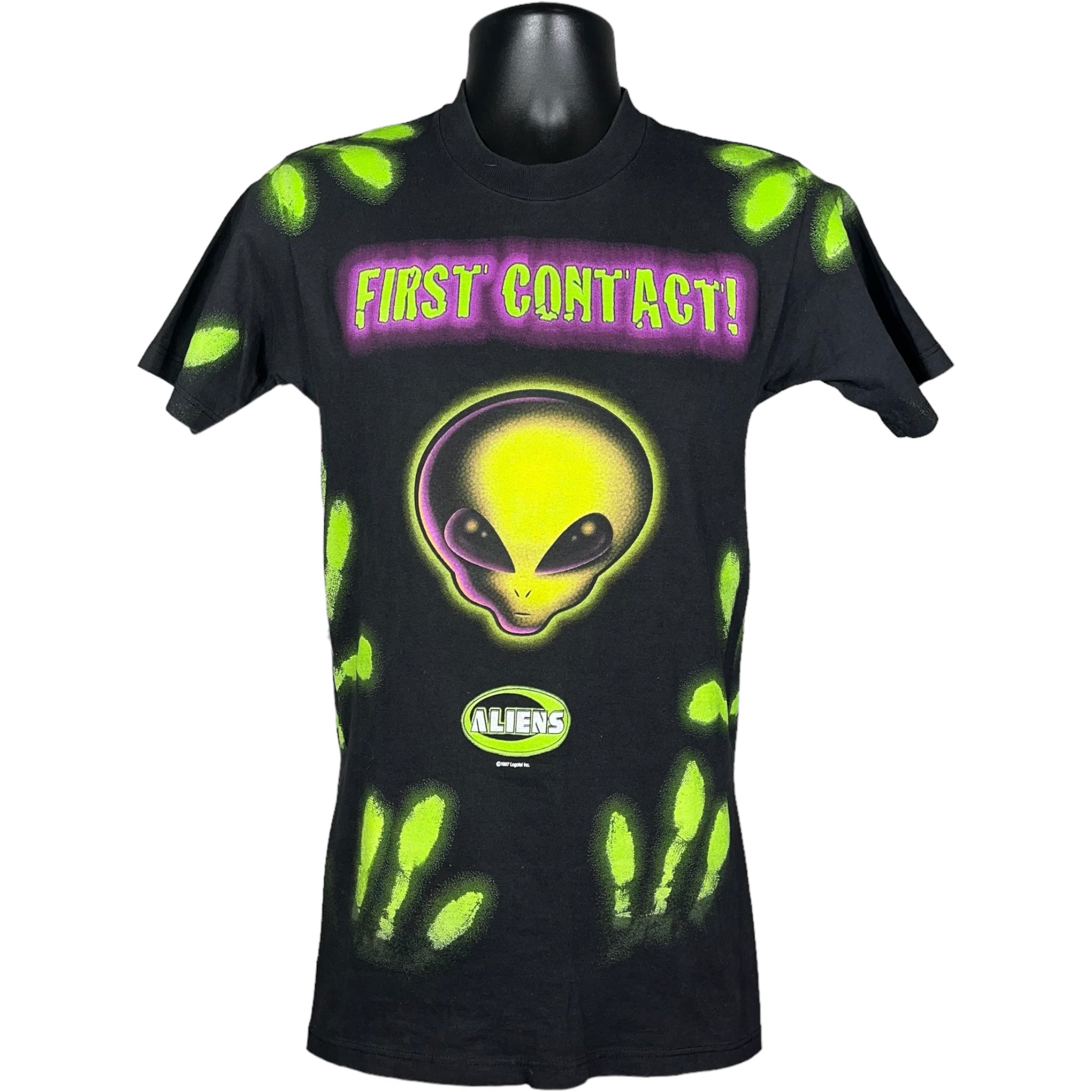 Vintage Aliens "First Contact!" Youth Tee 1997