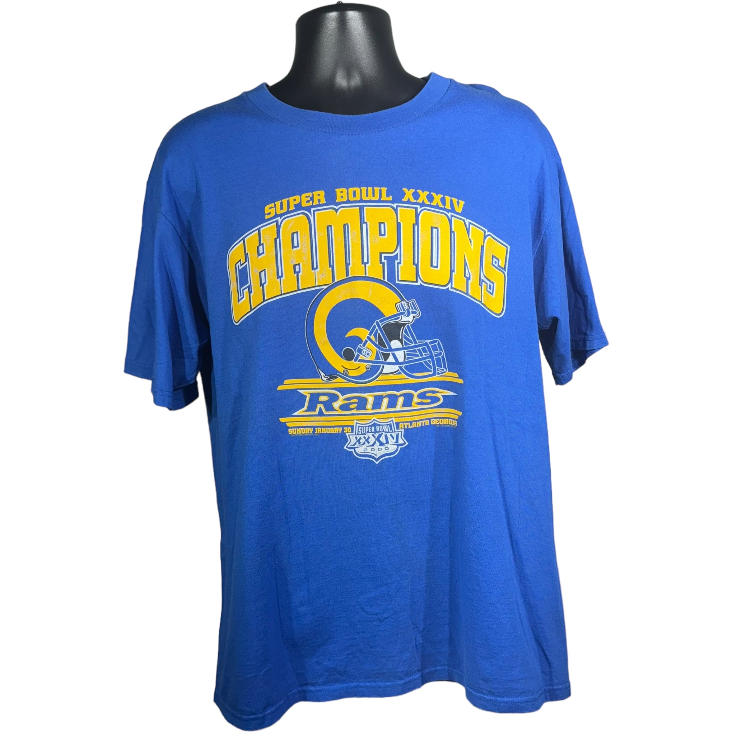 Vintage Super Bowl XXXIV Champions Rams Tee 2000