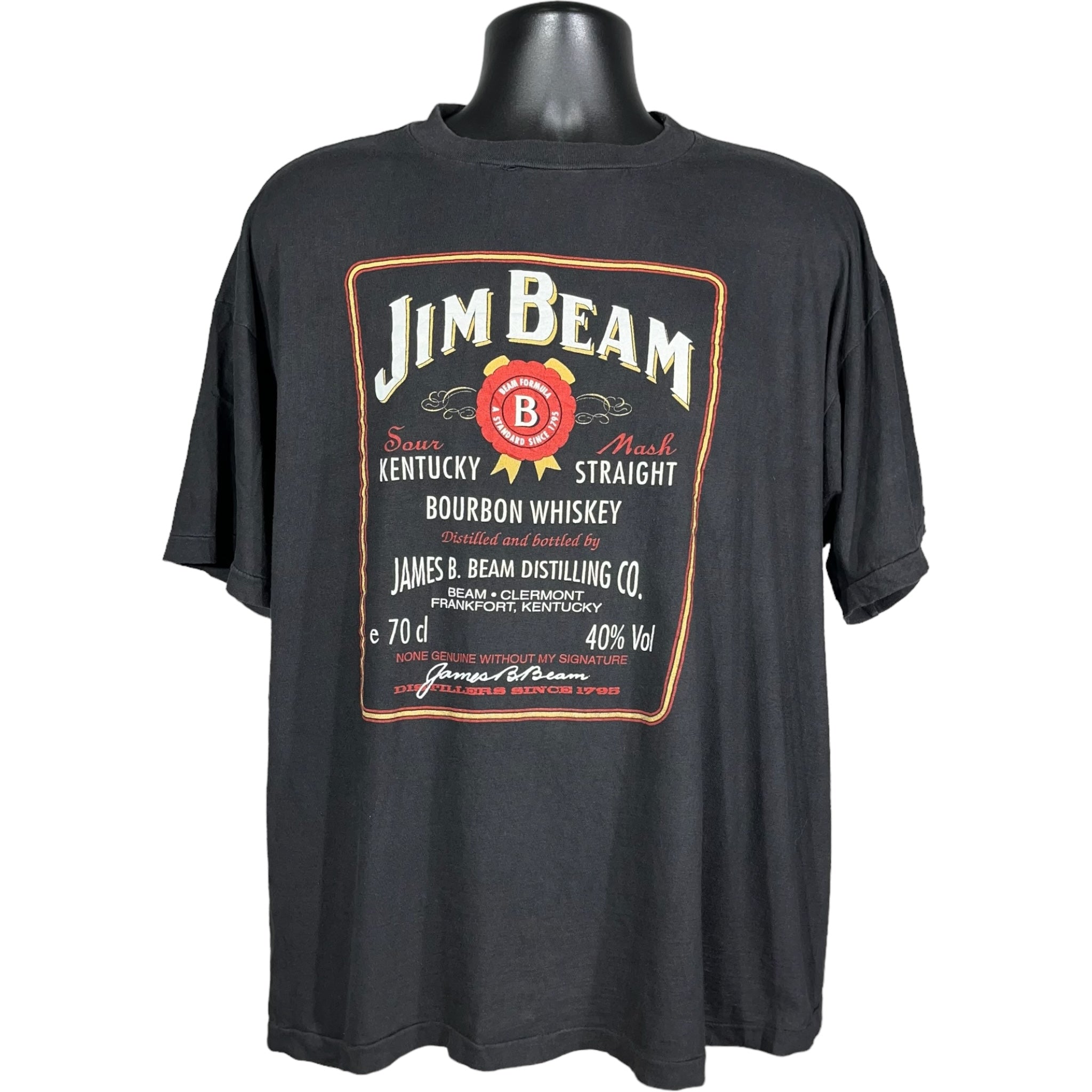 Vintage Jim Beam Bourbon Whiskey Alcohol Tee