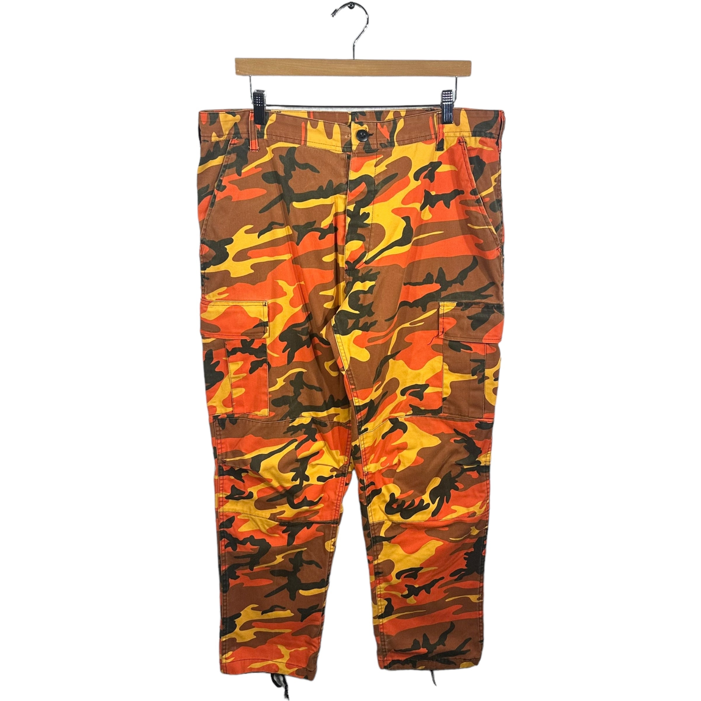 Vintage Military Cargo Camo Pants