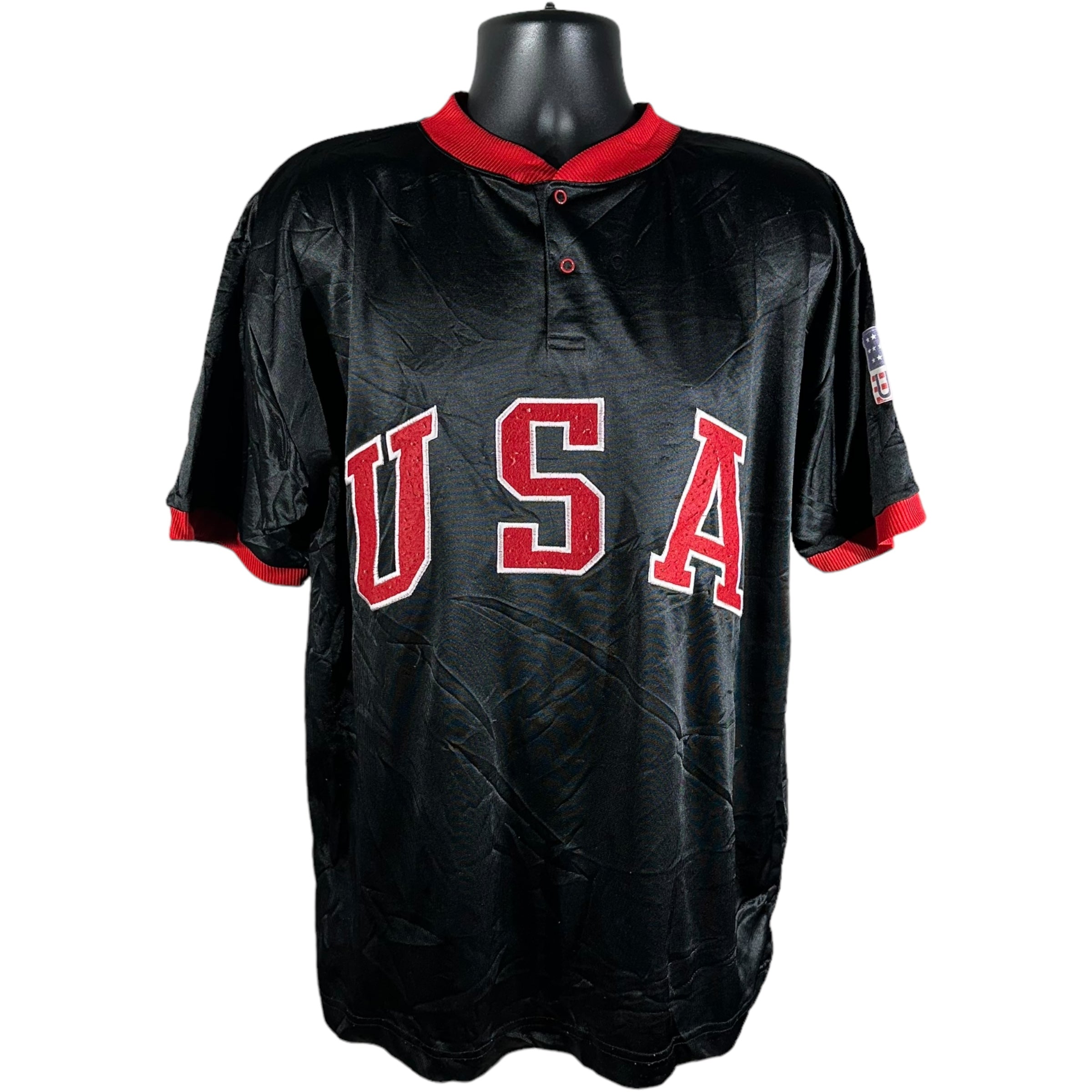 Vintage USA 1/4 Button Pullover Jersey