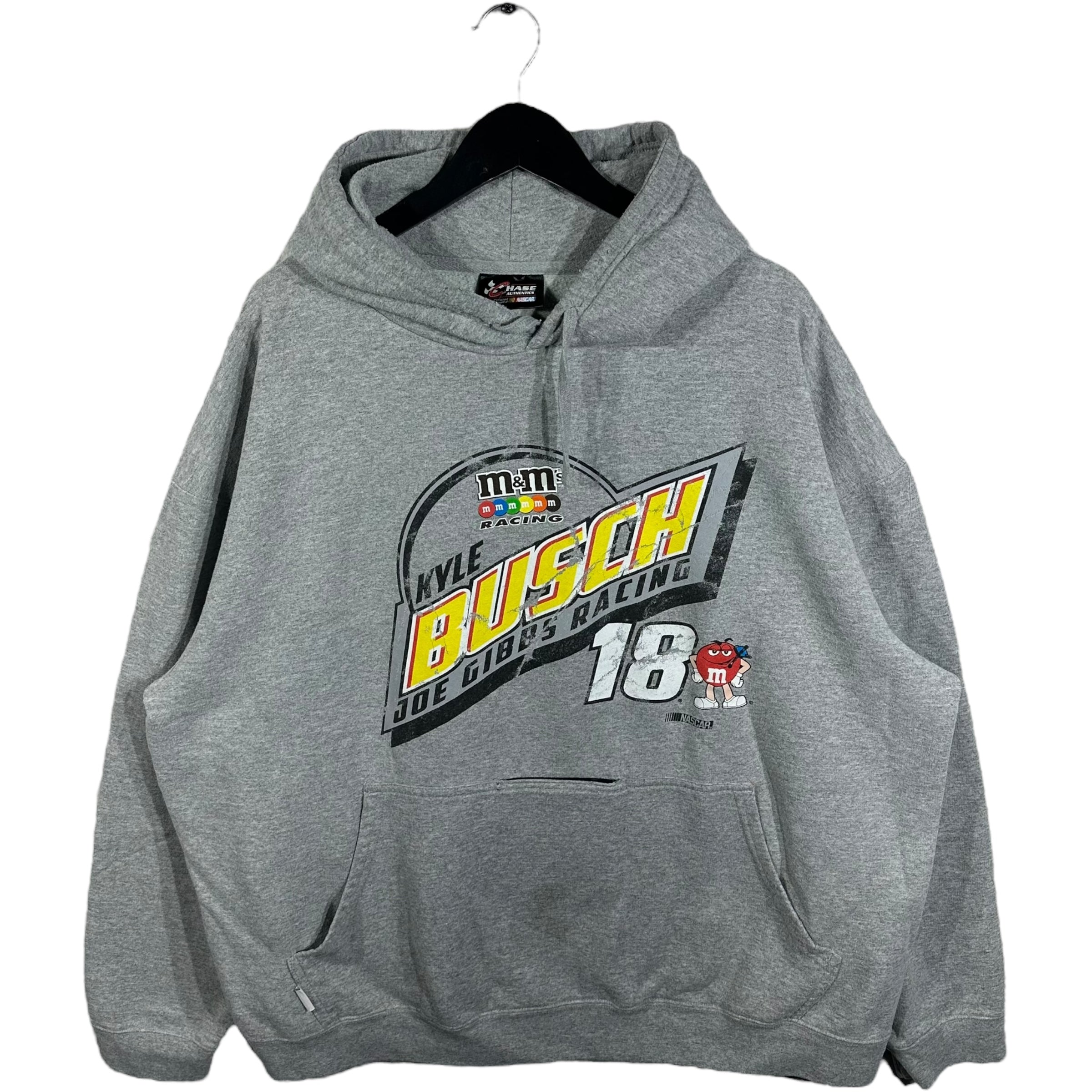 Vintage NASCAR Kyle Busch #18 Chase Authentics Hoodie