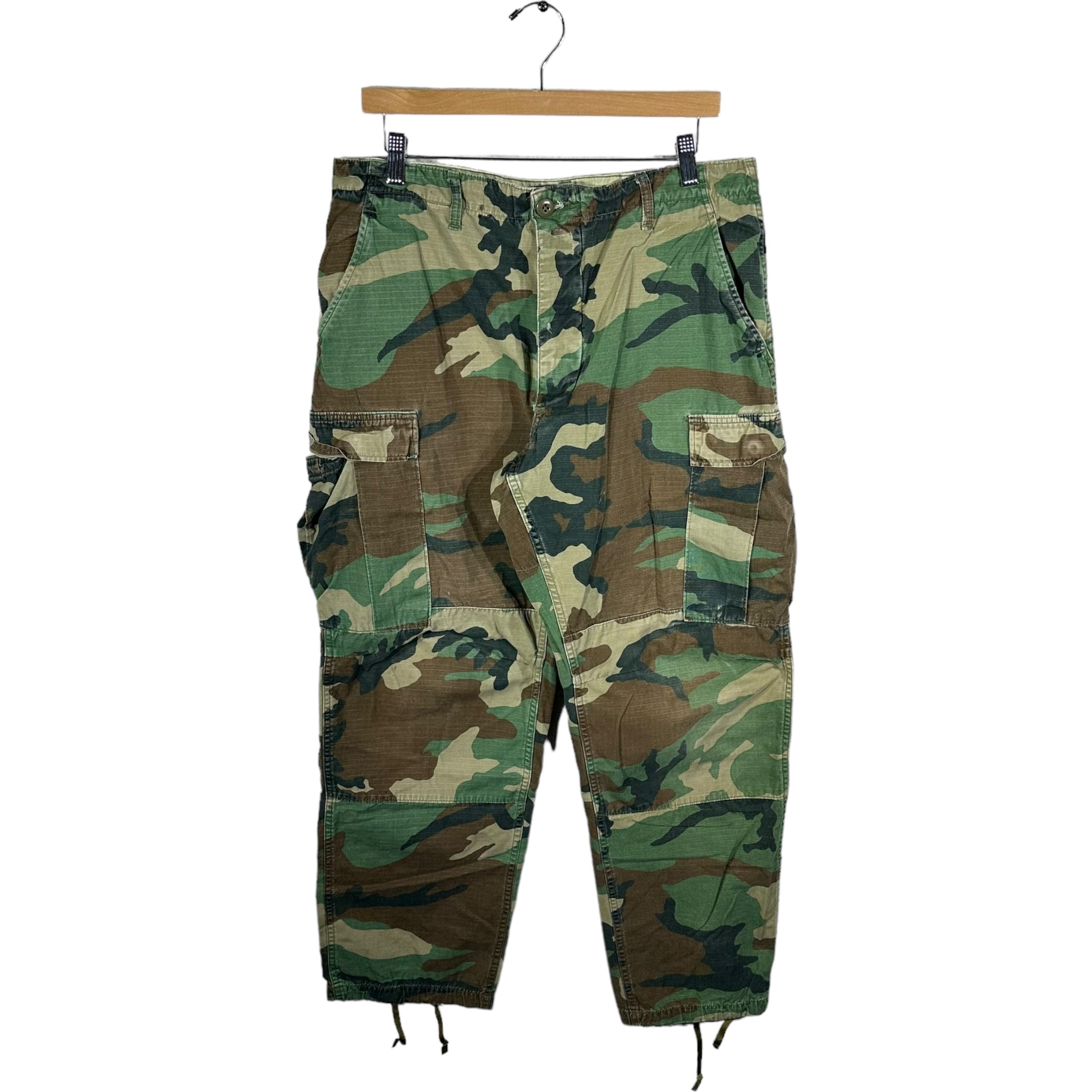 Vintage Double Knee Cargo Camo Pants