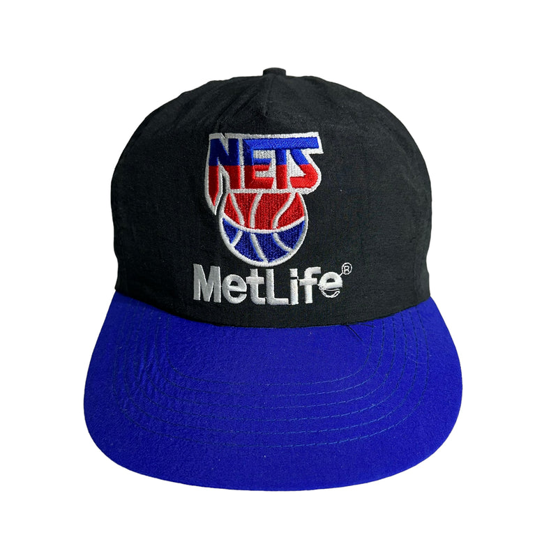 Vintage Brooklyn Nets MetLife Snapback Hat