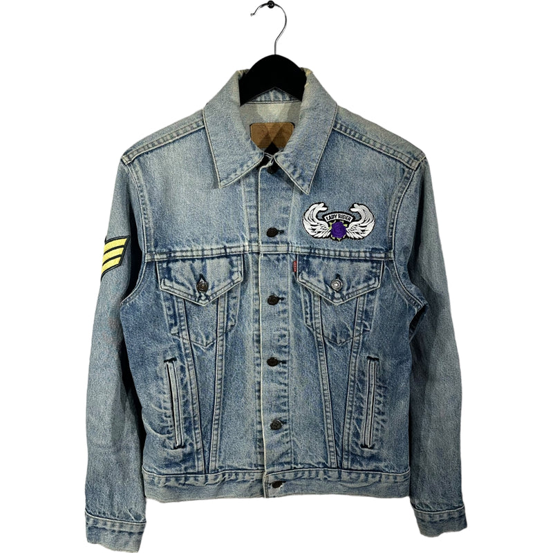 Vintage Lady Rider WWJD Denim Jacket