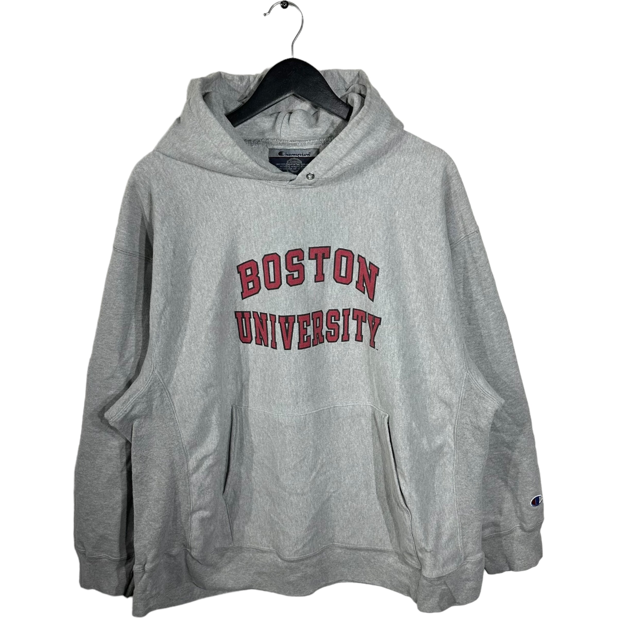 Vintage Champion Reverse Weave Boston University Hoodie 90s