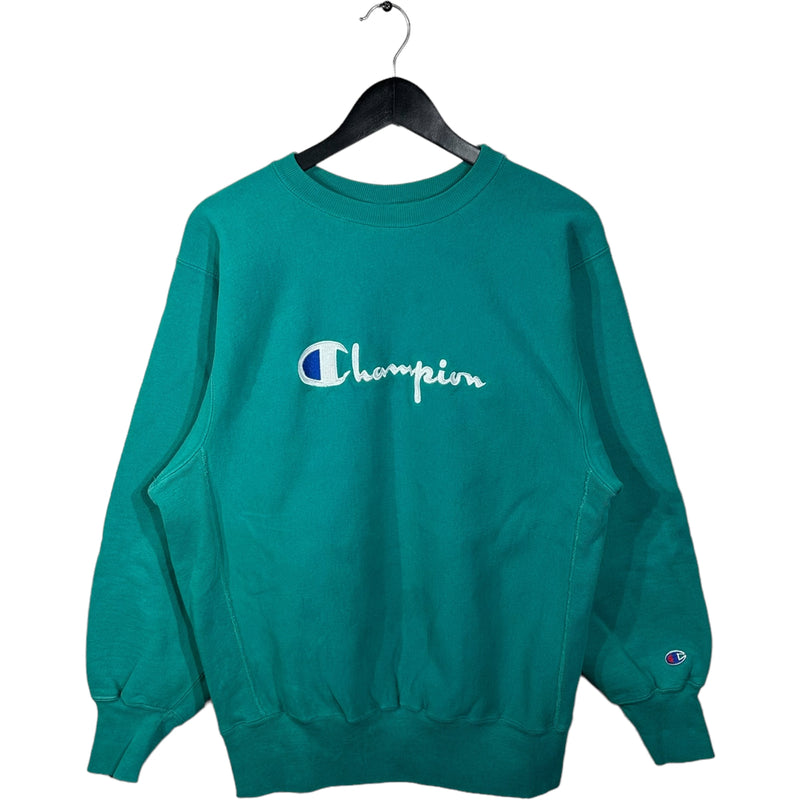 Vintage Champions Reverse Weave Logo Crewneck