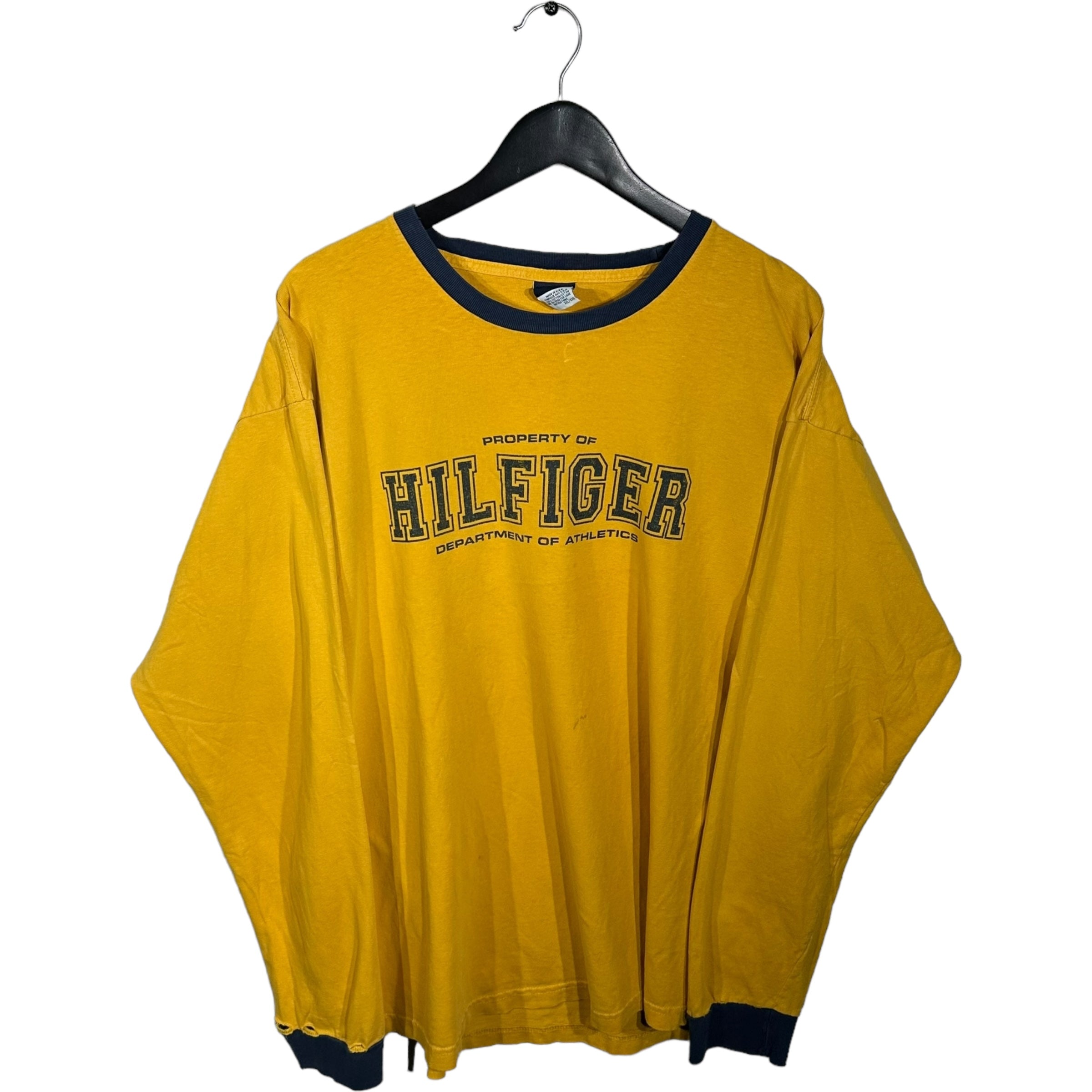 Vintage Property Of Hilfiger Department Of Athletics Long Sleeve