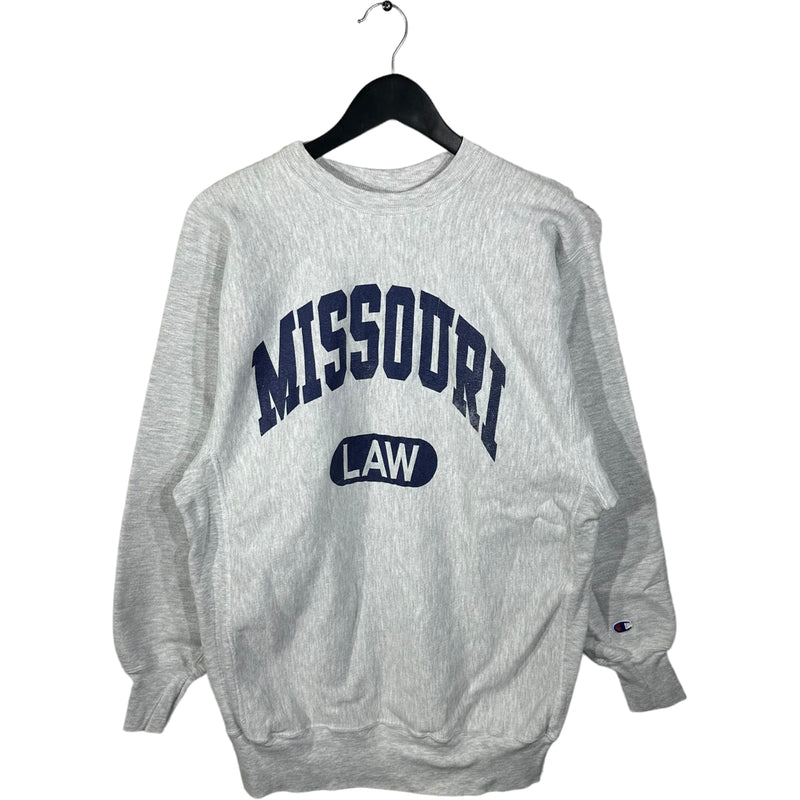 Vintage Missouri Law Champion Reverse Weave Crewneck