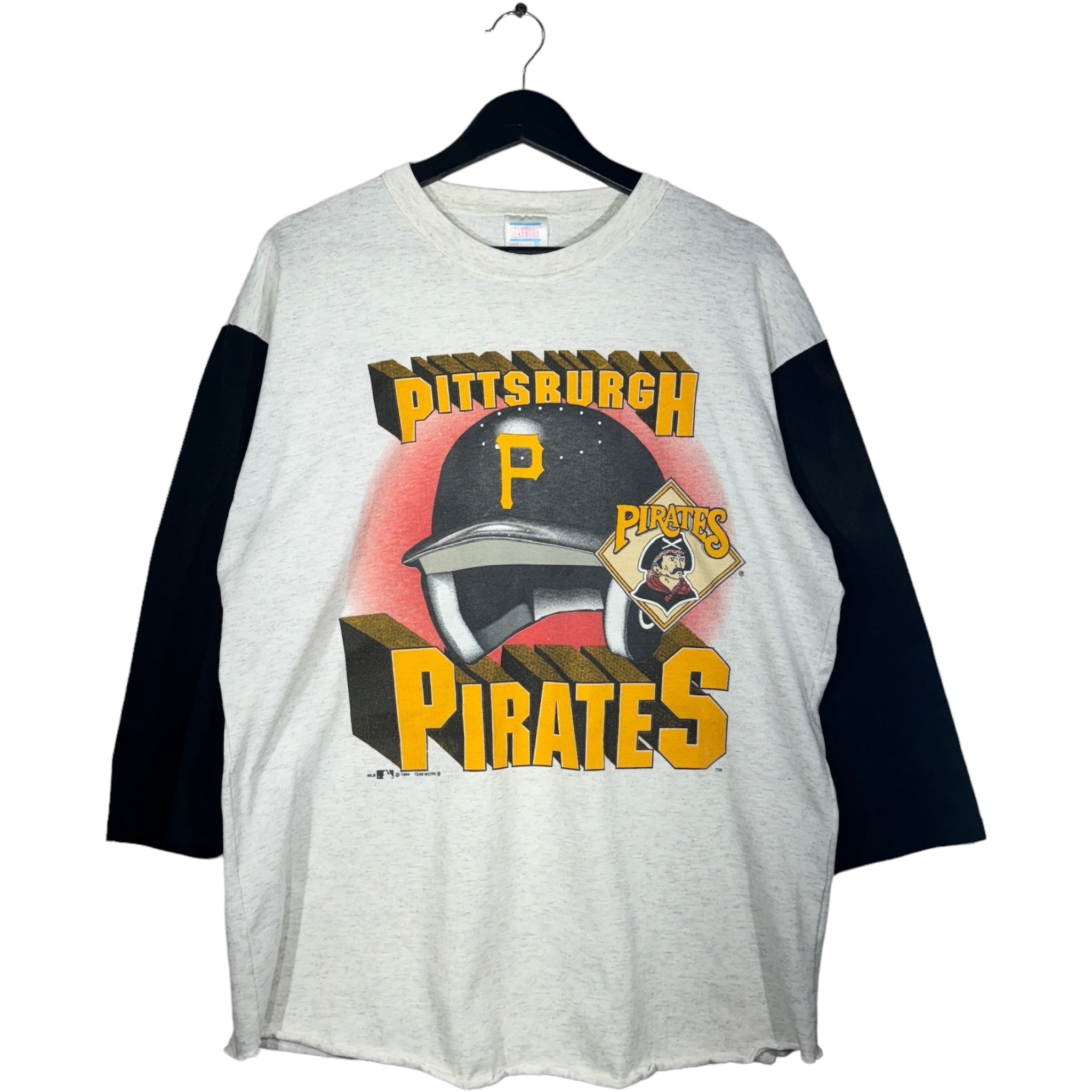 Vintage Pittsburgh Pirates Helmet Long Sleeve