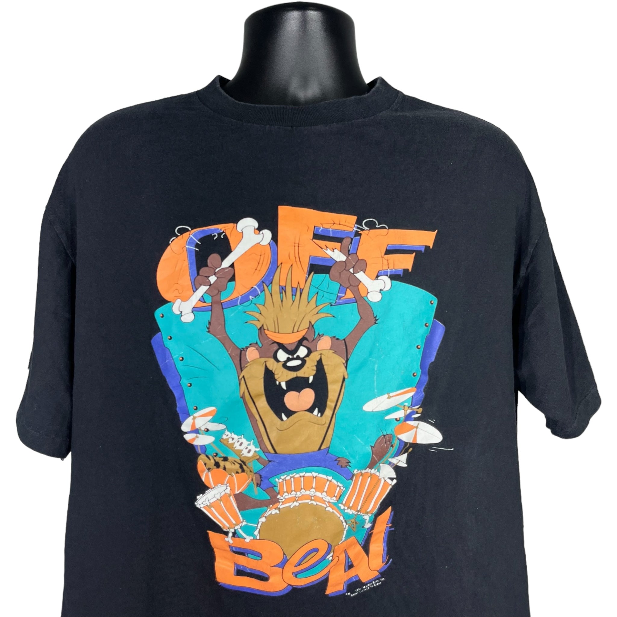 Vintage Looney Tunes "Off Beat" World Tour Tee 1991