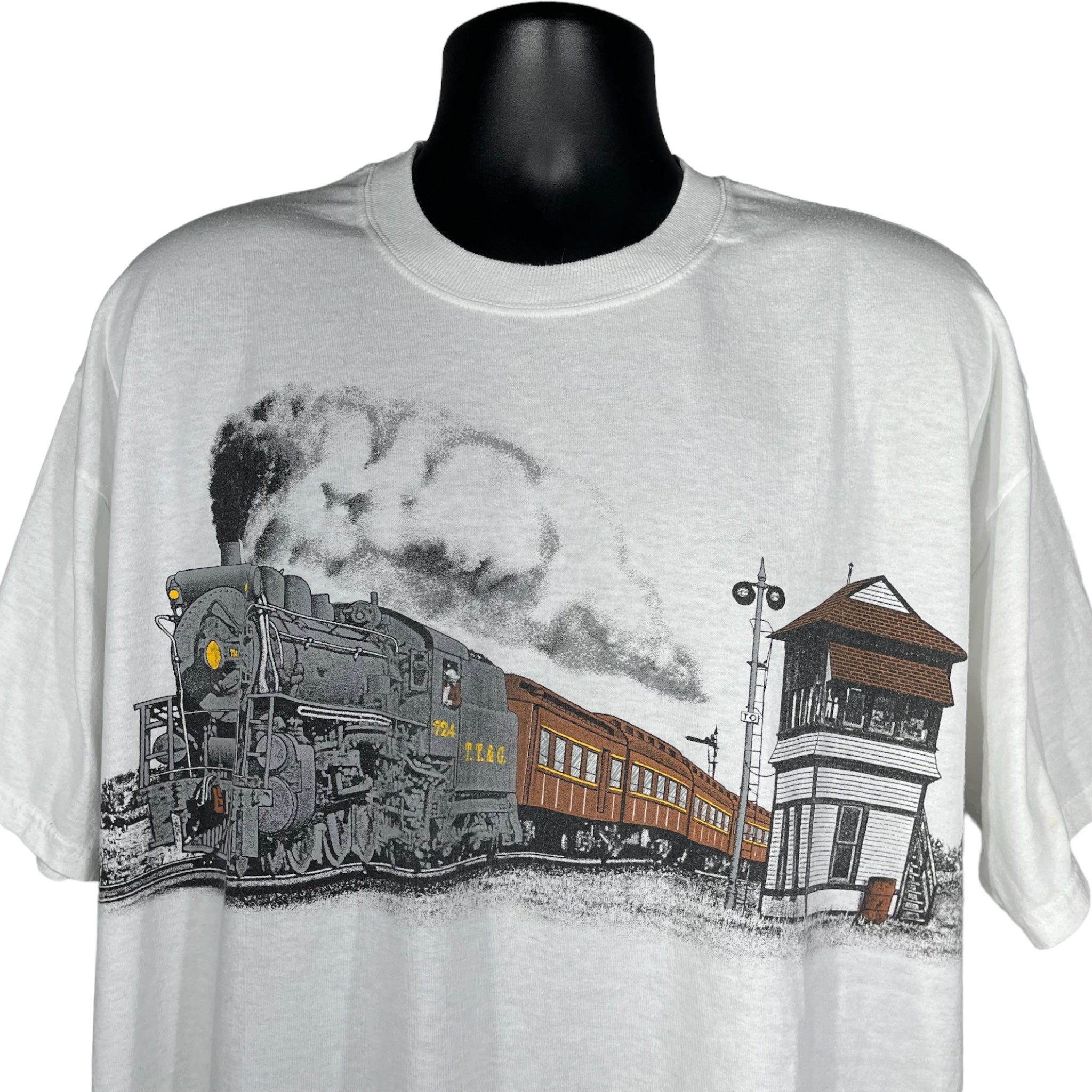 Vintage Steam Engine Train Tee