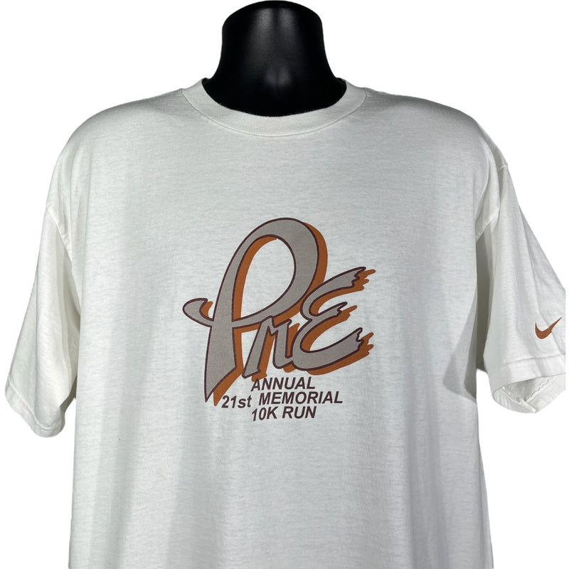 Vintage Nike "PME 21st Annual Memorial 10K Run" Tee