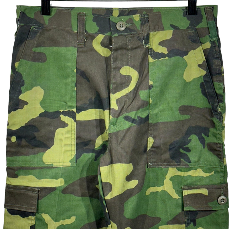 Vintage Military Woodland Camo Cargo Pants