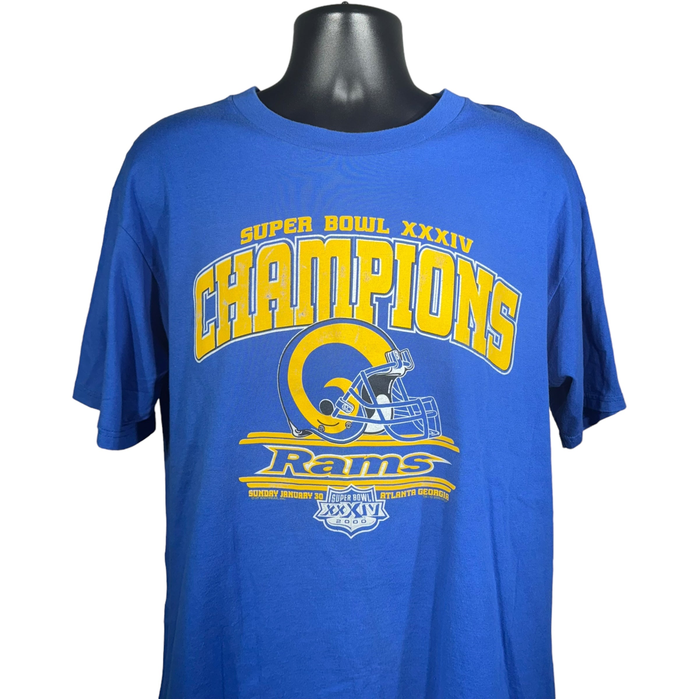 Vintage Super Bowl XXXIV Champions Rams Tee 2000