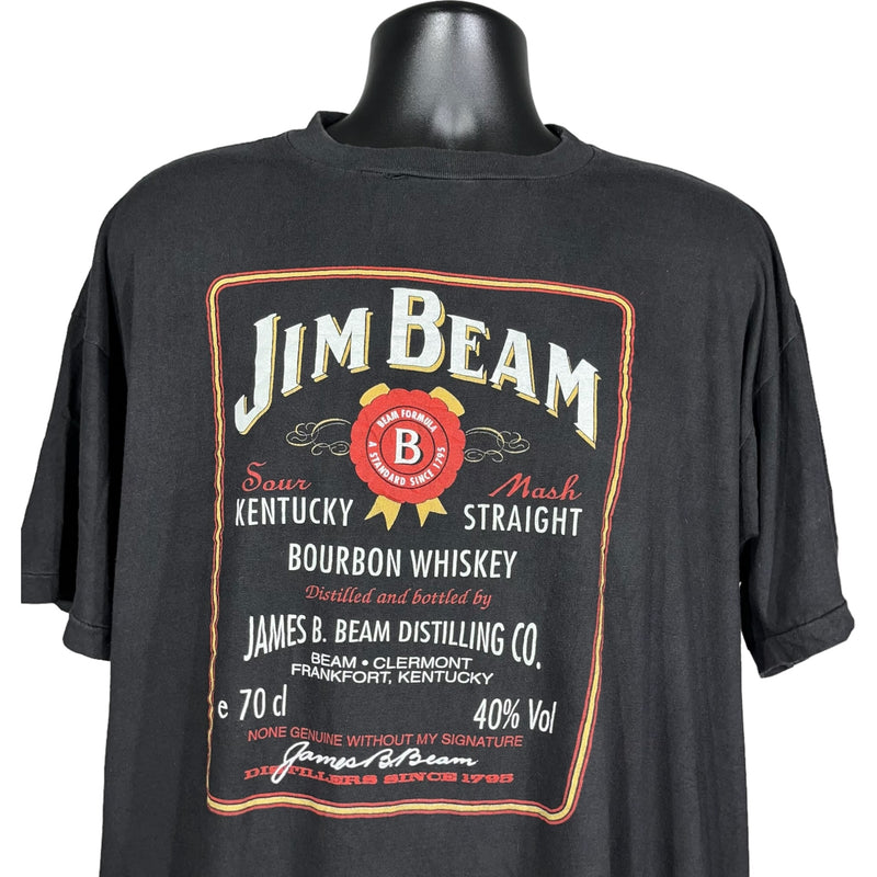 Vintage Jim Beam Bourbon Whiskey Alcohol Tee